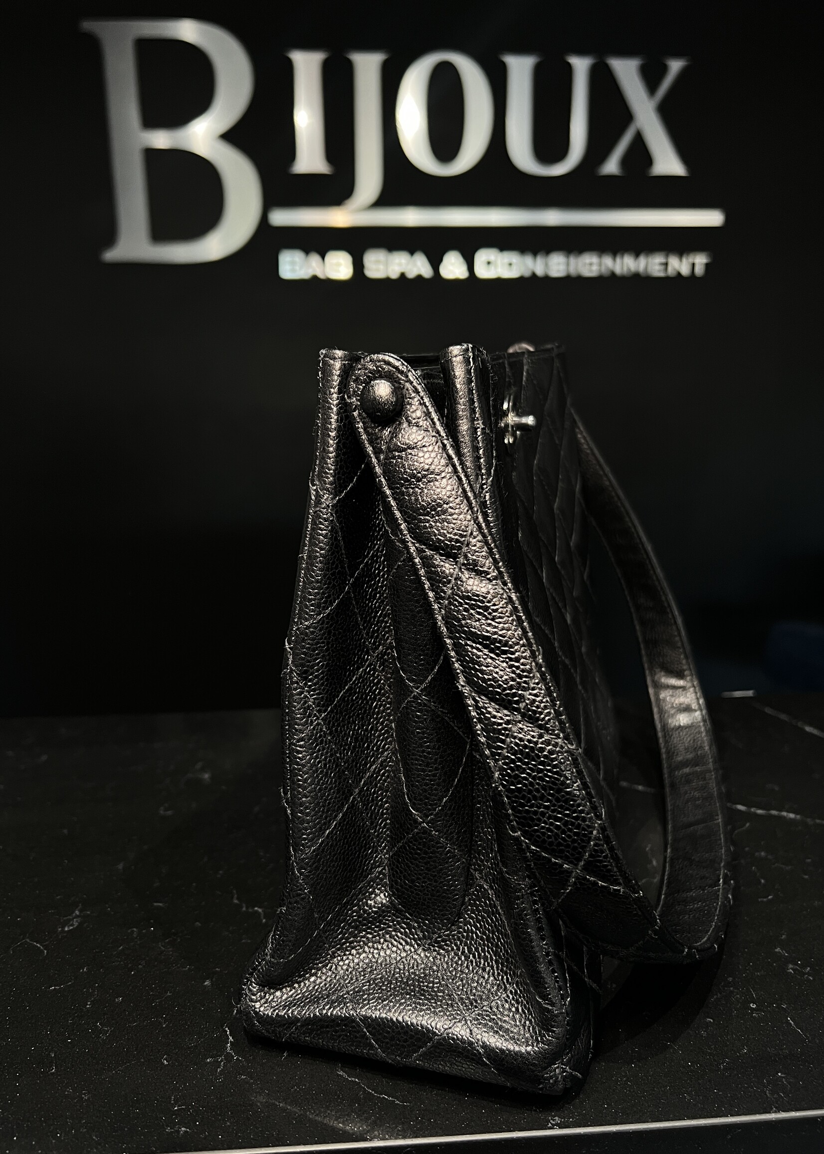 Chanel Chanel Double CC Caviar Shoulder