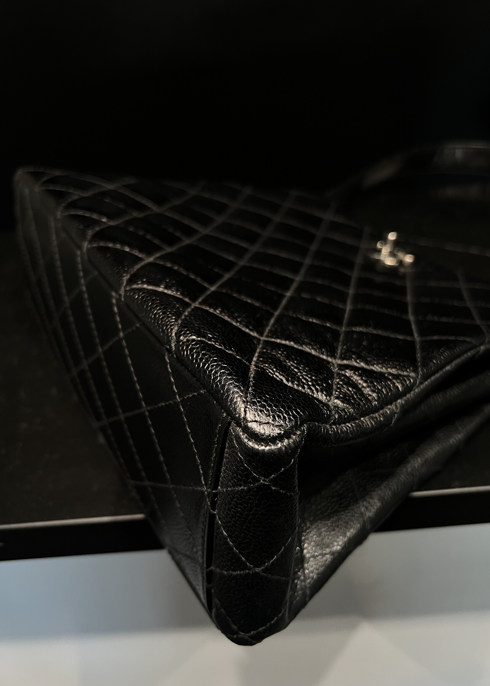 Chanel SOLD- Chanel Double CC Caviar Shoulder