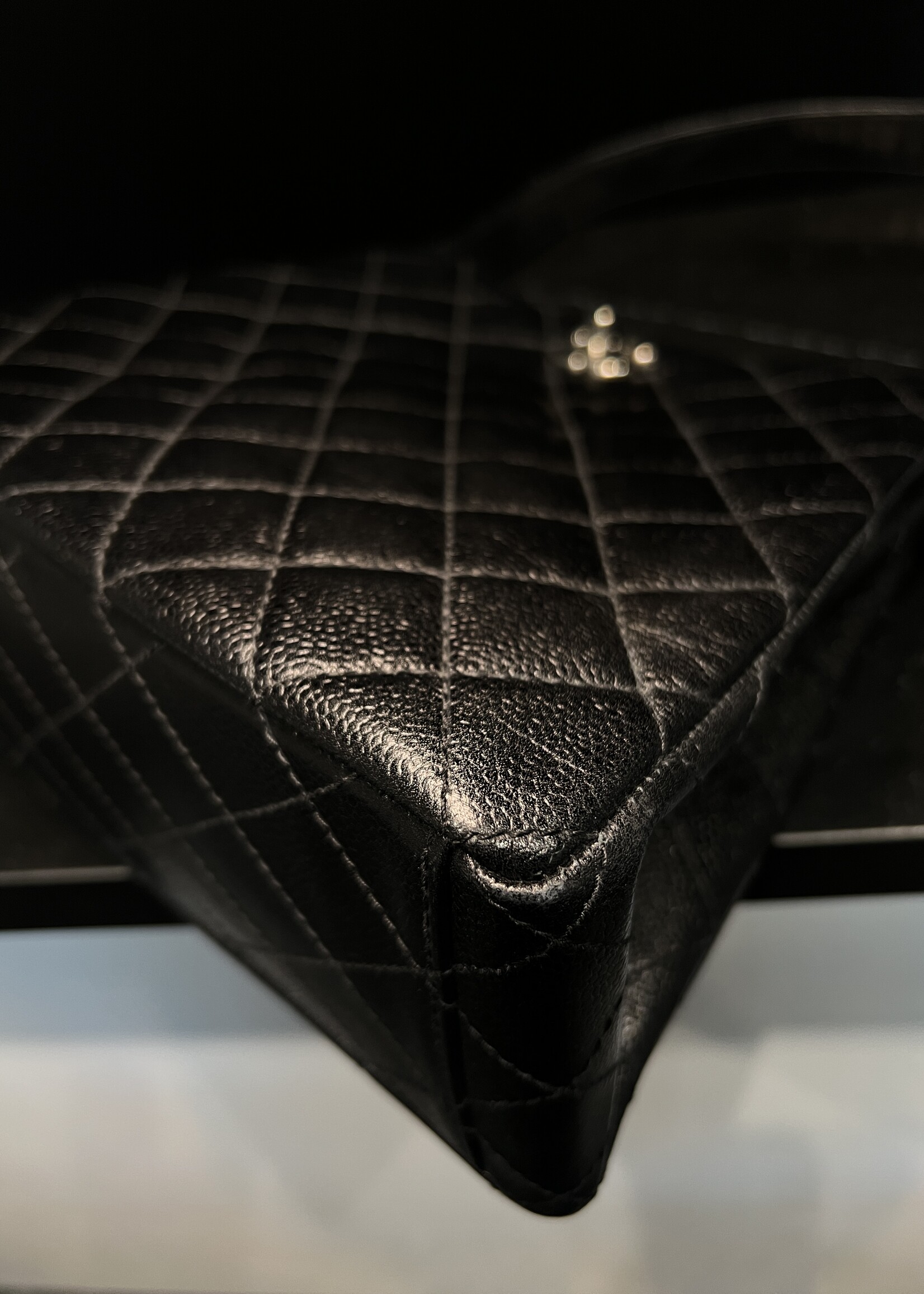 Chanel SOLD- Chanel Double CC Caviar Shoulder