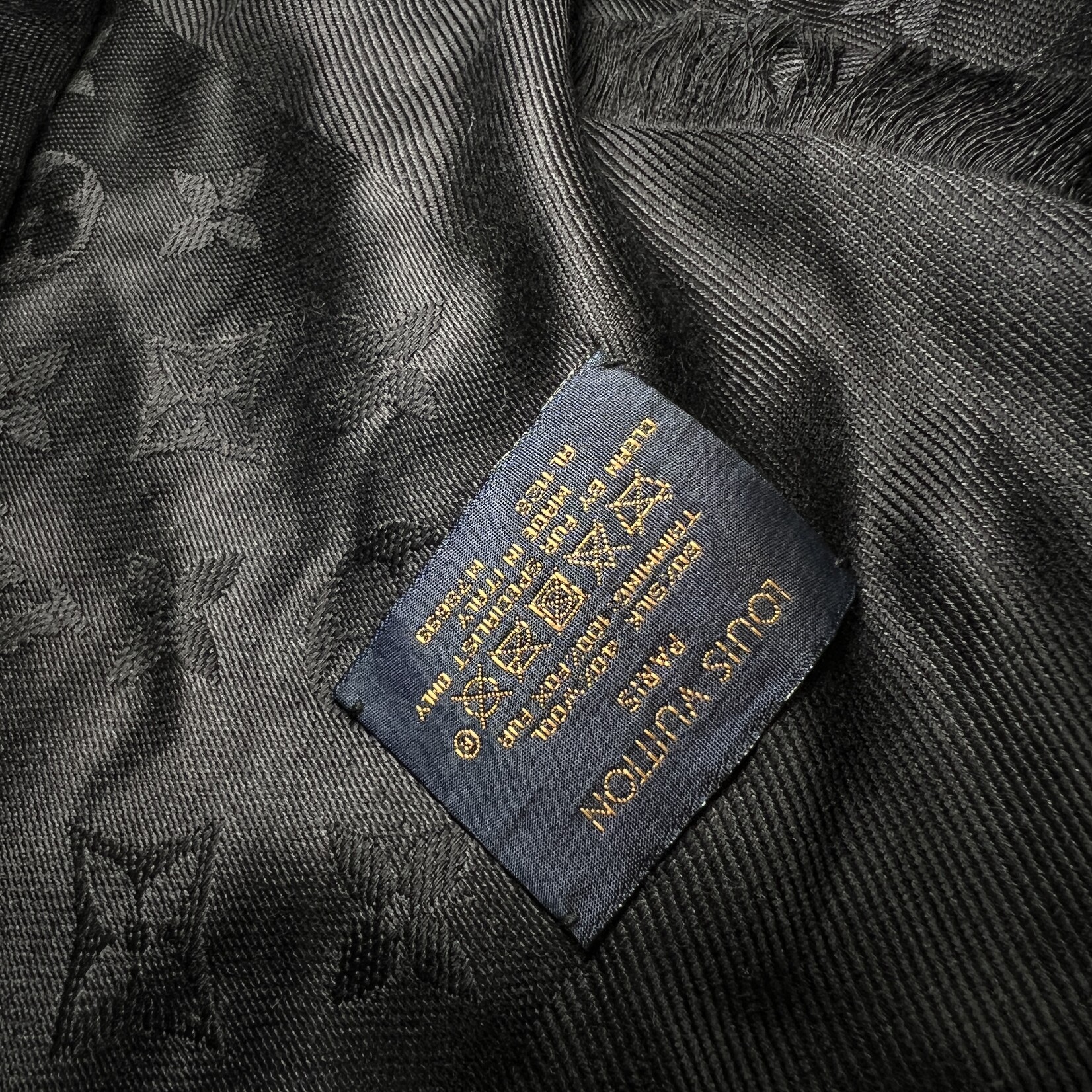 Louis Vuitton SOLD- Louis Vuitton Fur Trimmed Monogram Scarf