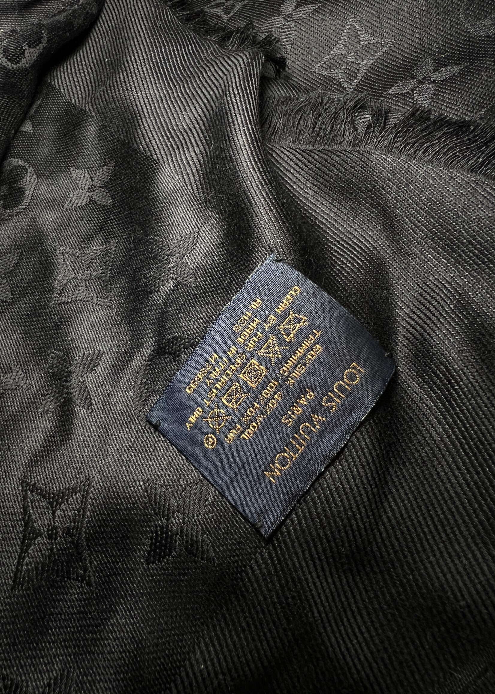 Louis Vuitton SOLD- Louis Vuitton Fur Trimmed Monogram Scarf