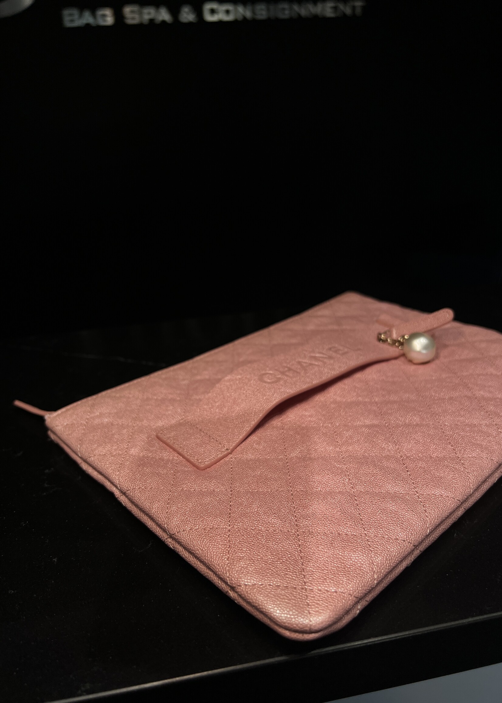 Chanel Chanel Iridescent 19S Pearl Clutch