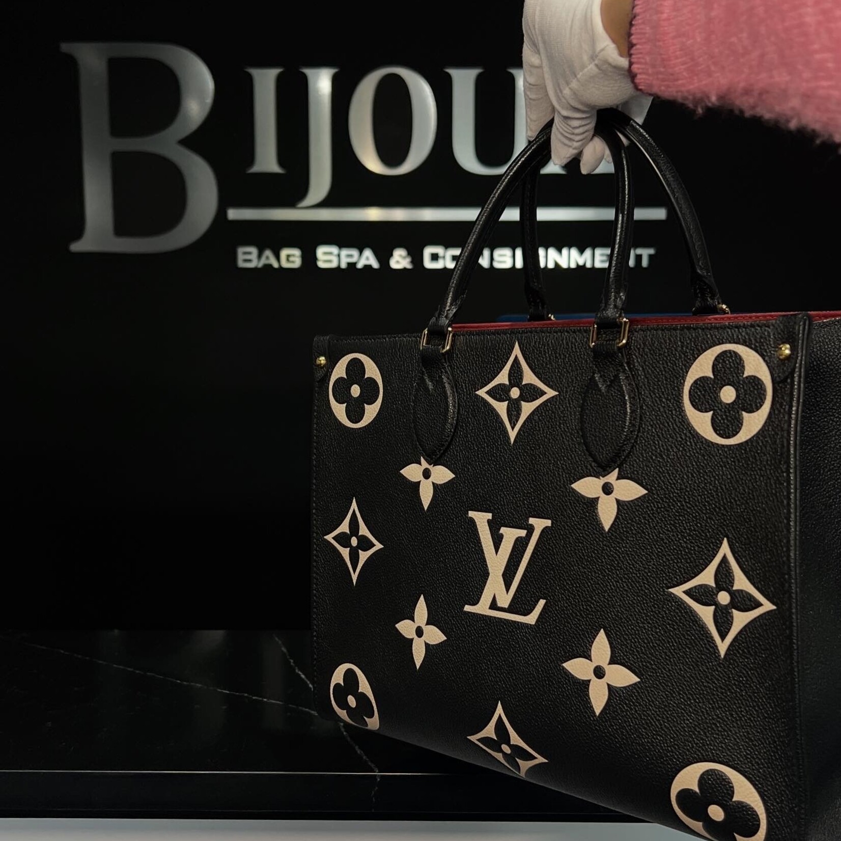 Louis Vuitton Louis Vuitton On The Go MM Bicolor