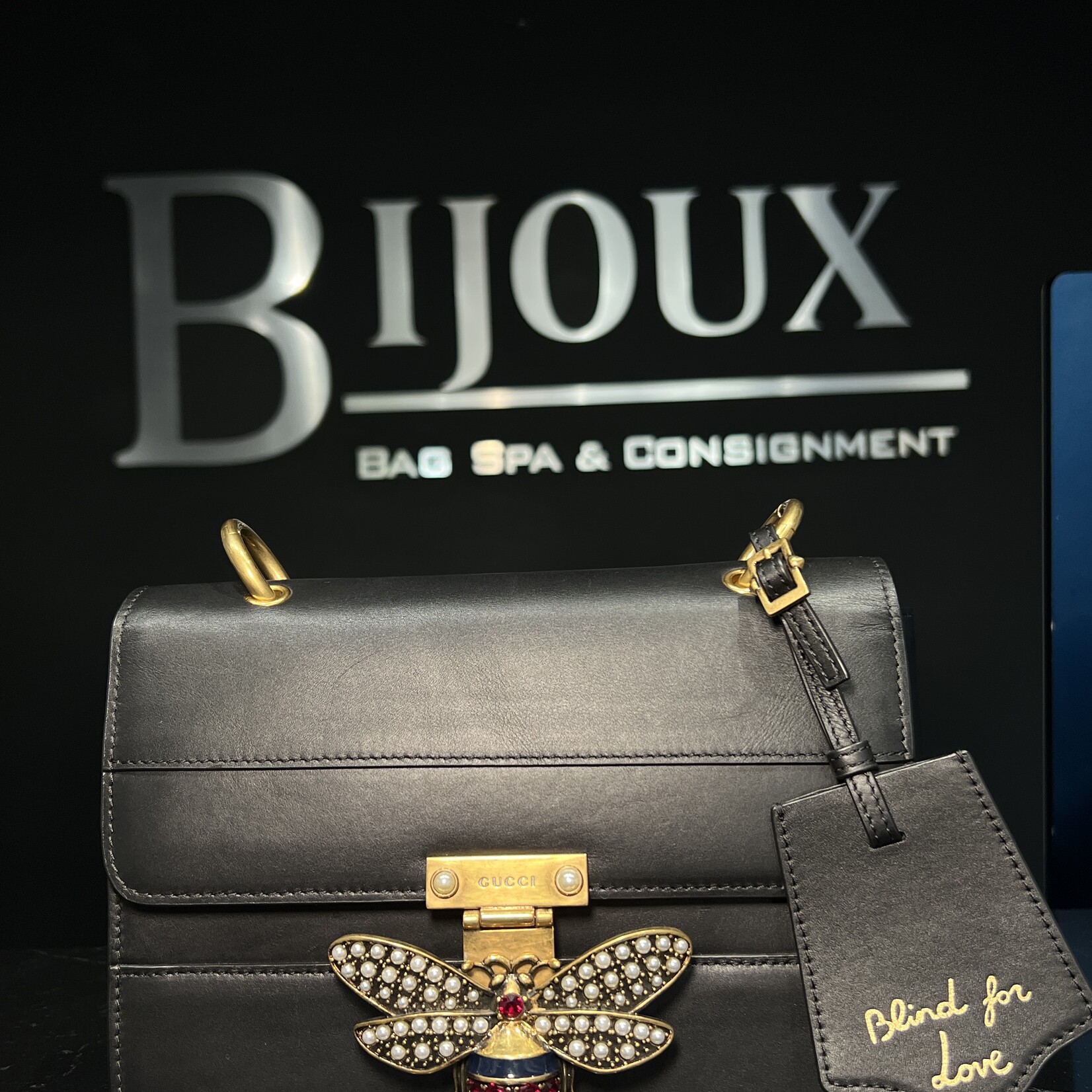 Gucci Gucci Margaret Queen Bee  Black