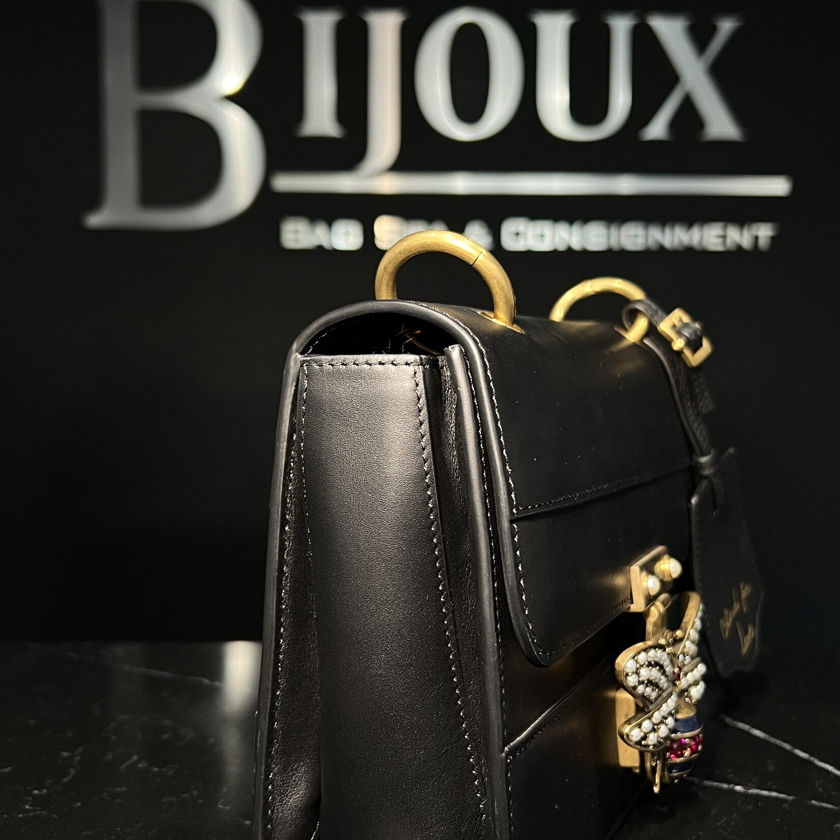 Gucci Gucci Margaret Queen Bee  Black