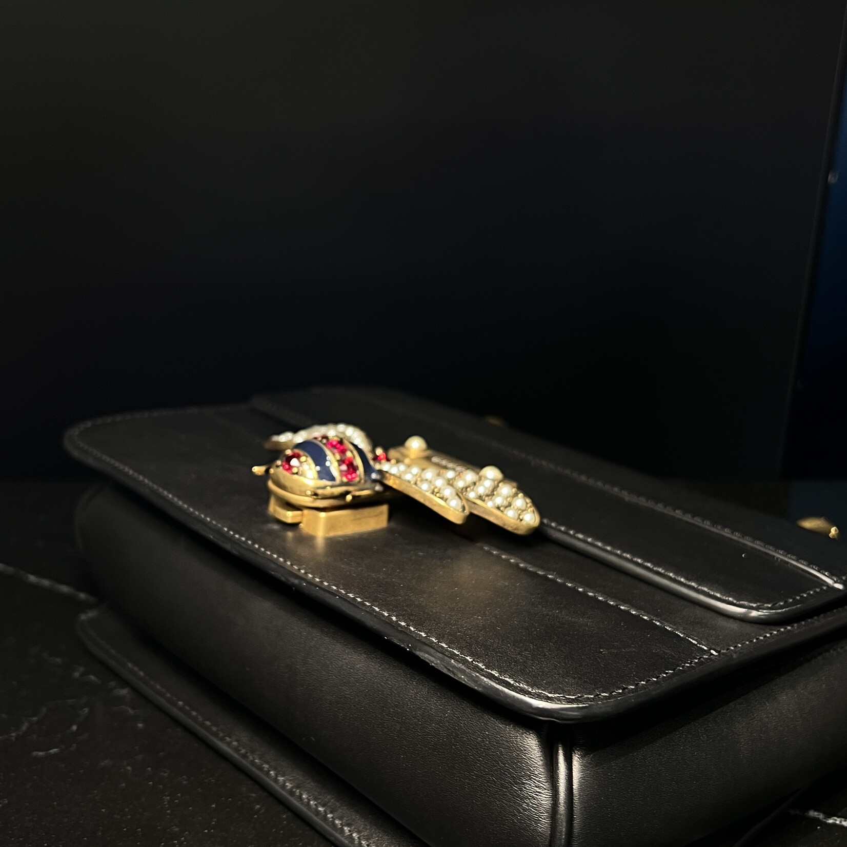 Gucci Gucci Margaret Queen Bee  Black