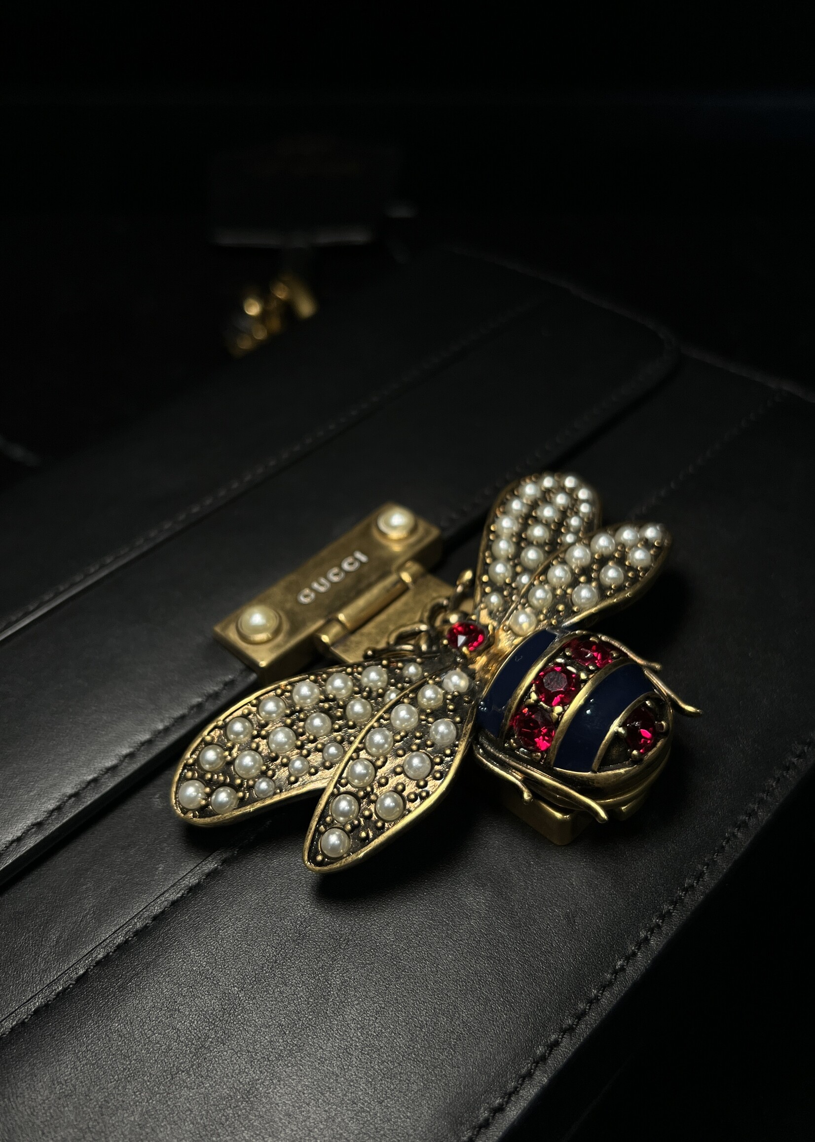 Gucci Gucci Margaret Queen Bee  Black