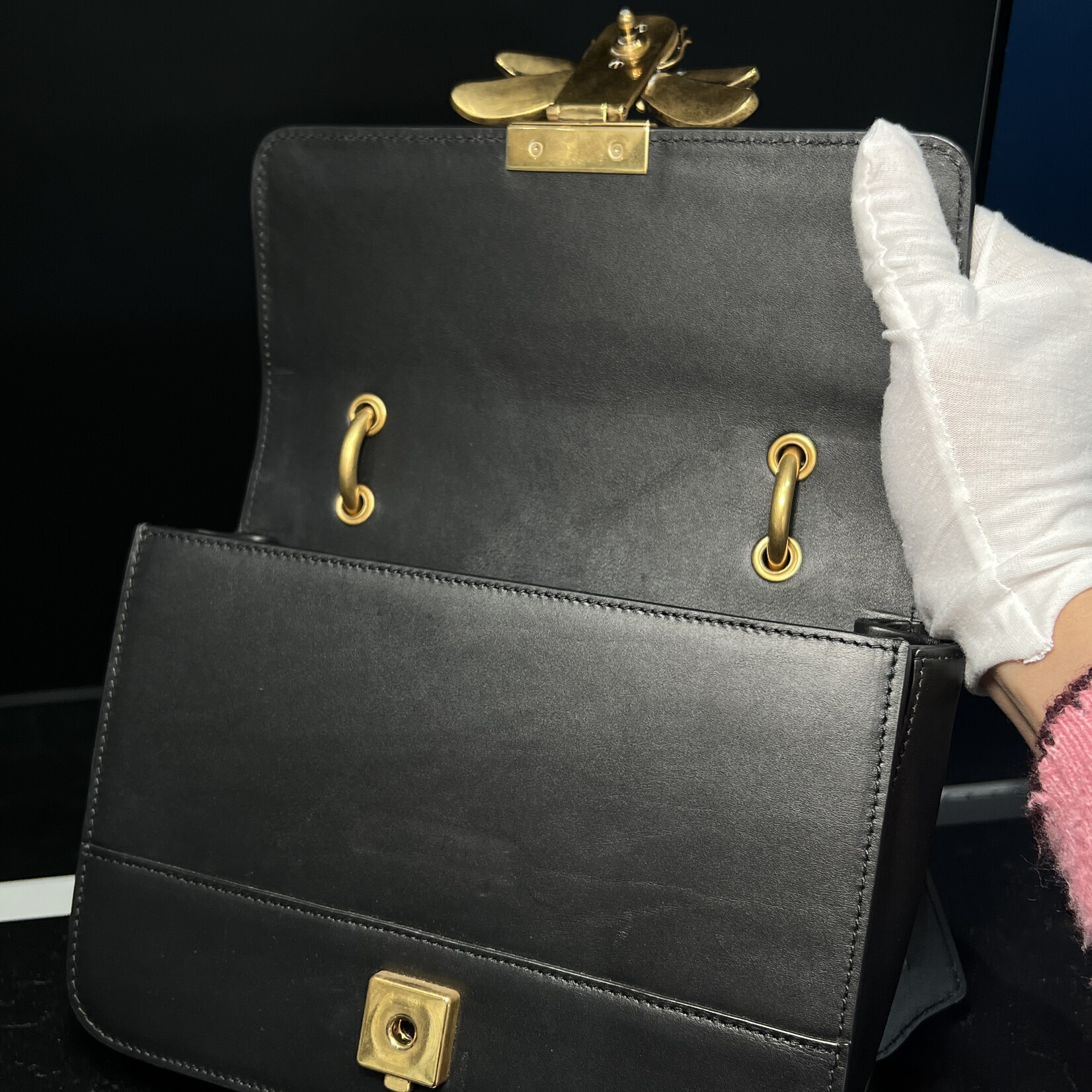 Gucci Gucci Margaret Queen Bee  Black