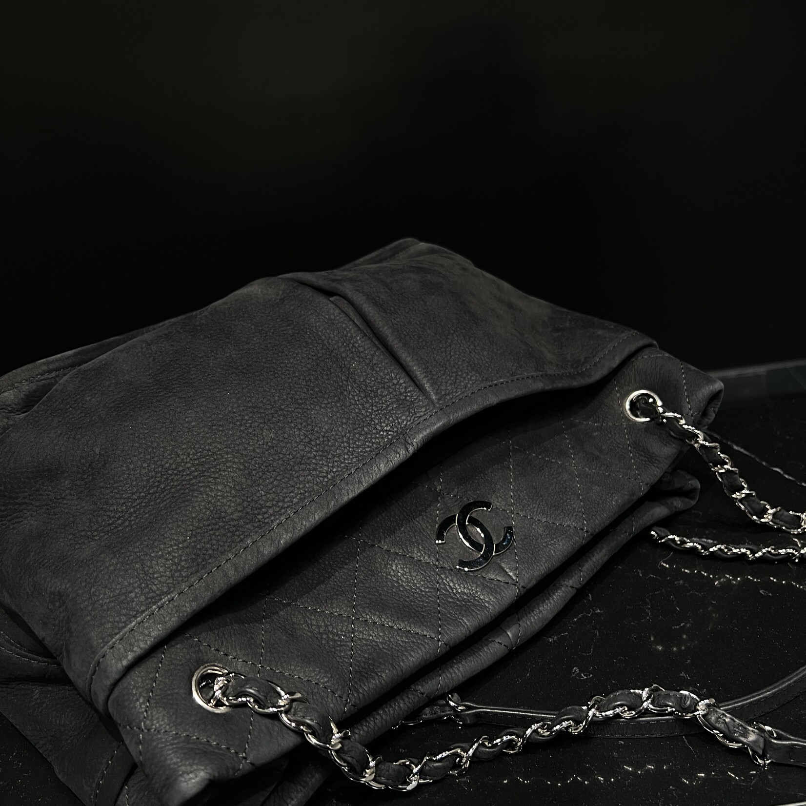 Chanel SOLD- Chanel Soft Suede Natural Tote