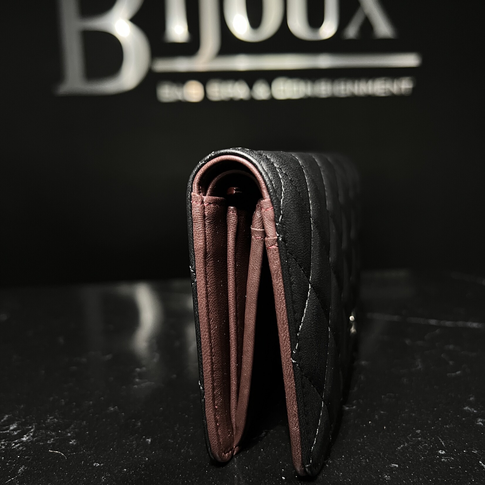 Chanel SOLD- Chanel Lambskin Bifold Wallet Long