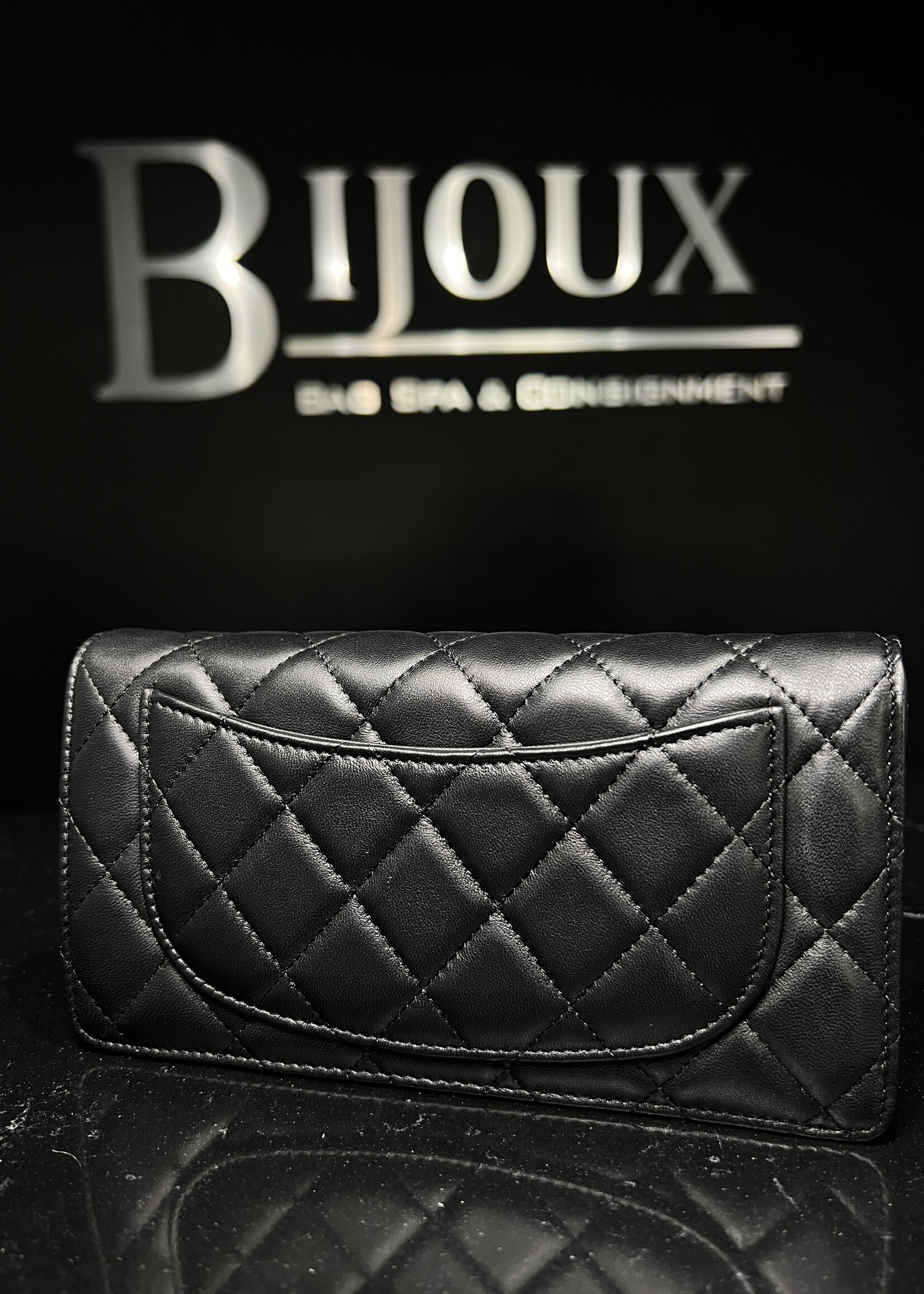 Chanel SOLD- Chanel Lambskin Bifold Wallet Long