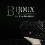 Chanel Chanel Lambskin Medium Double Flap Black SHW