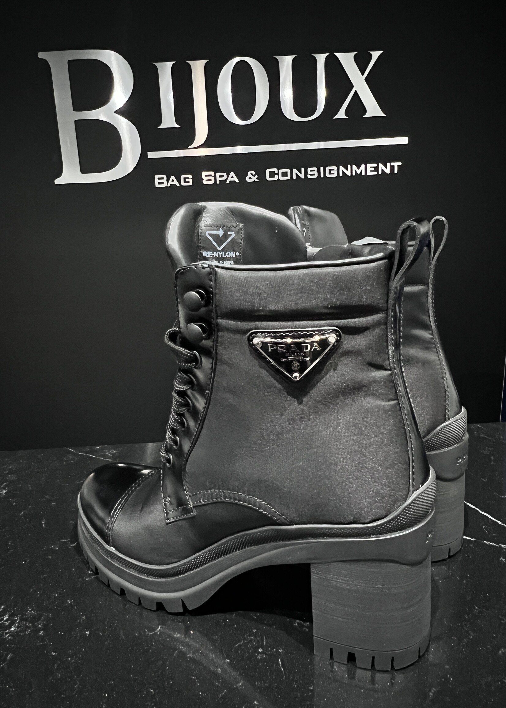 Prada Prada Re-Nylon Boots 36.5