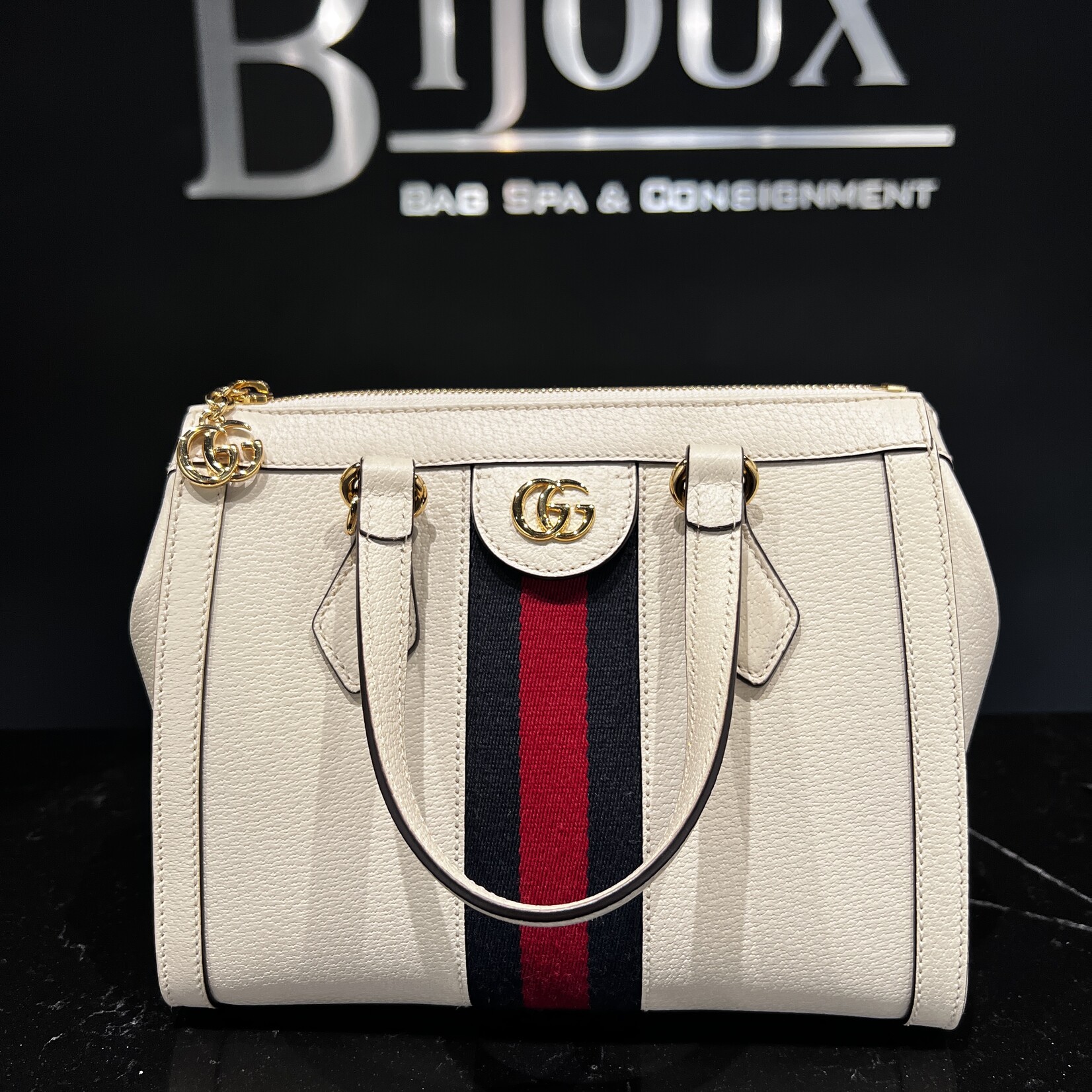 Gucci Gucci Web Ophidia Small Tote