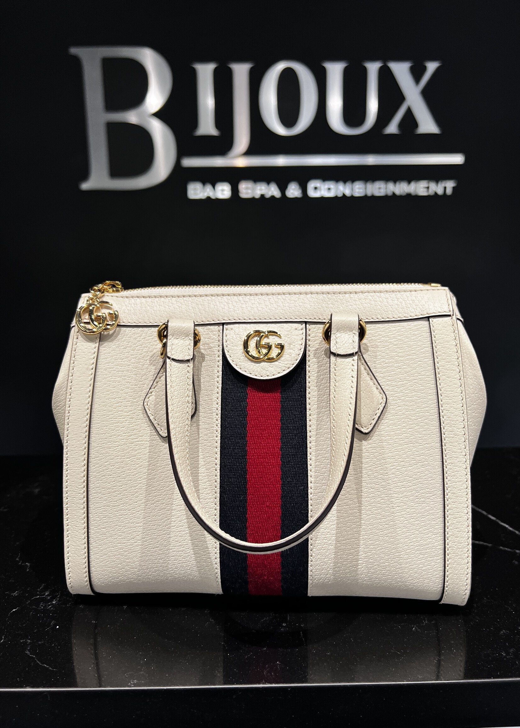 Gucci Gucci Web Ophidia Small Tote