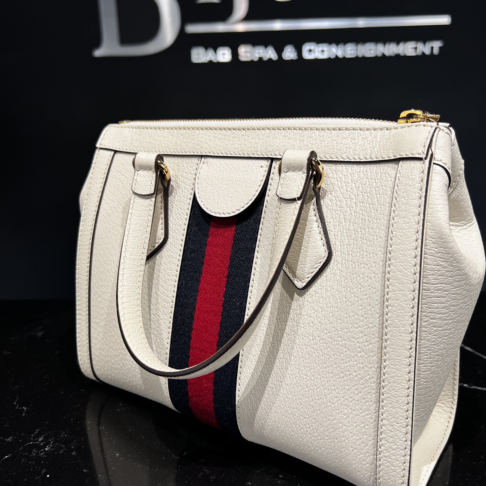 Gucci Gucci Web Ophidia Small Tote