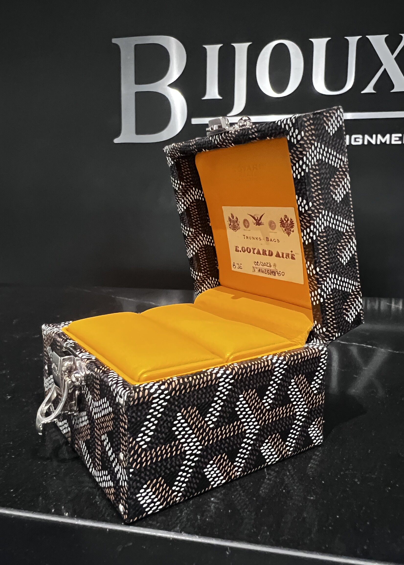 Goyard SOLD - Goyard Ring Box Trunk