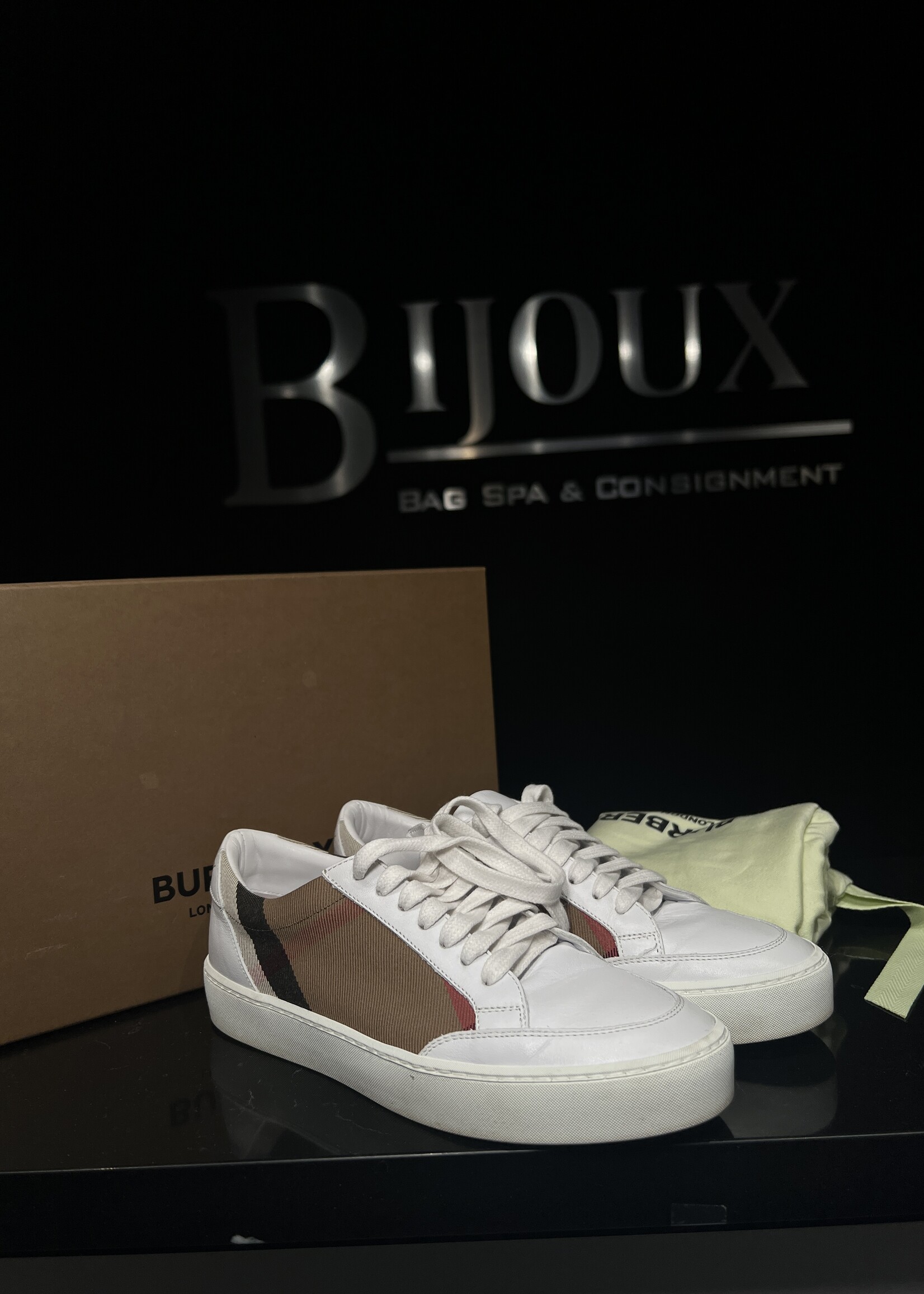 Burberry SOLD - Burberry House Check Sneakers 36.5
