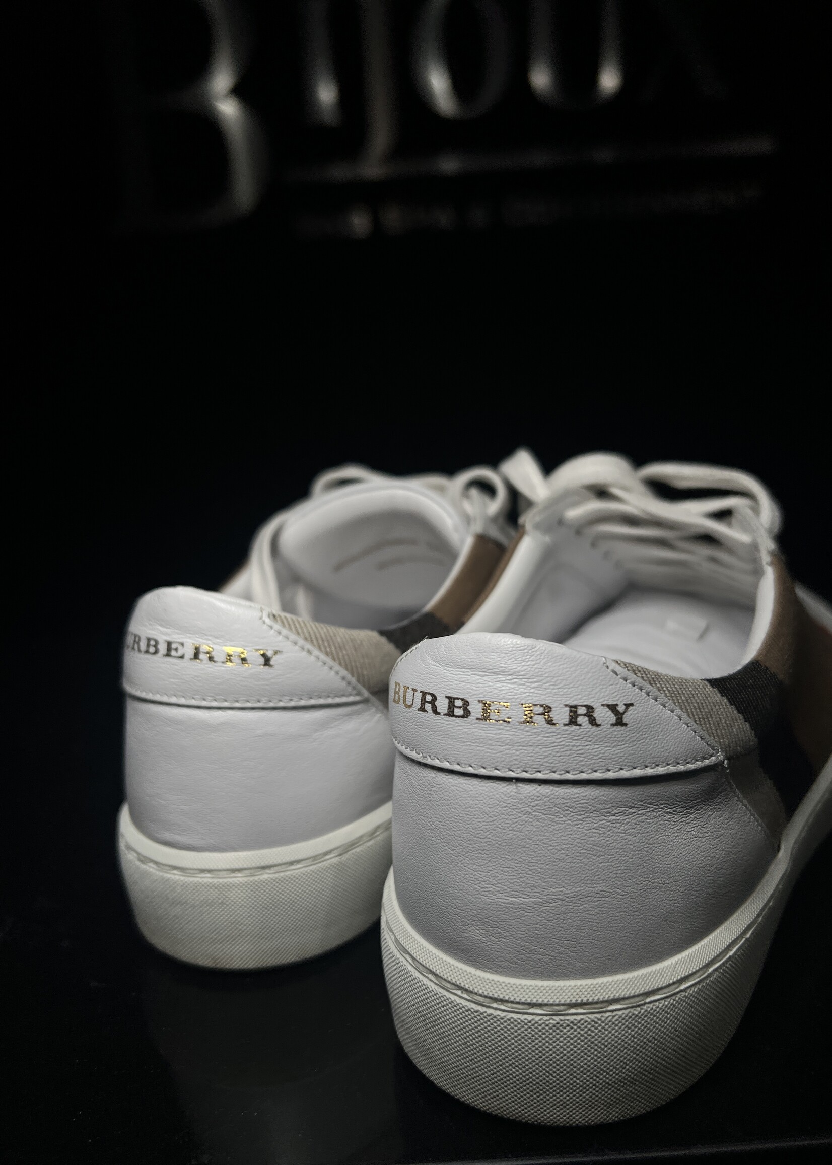 Burberry SOLD - Burberry House Check Sneakers 36.5