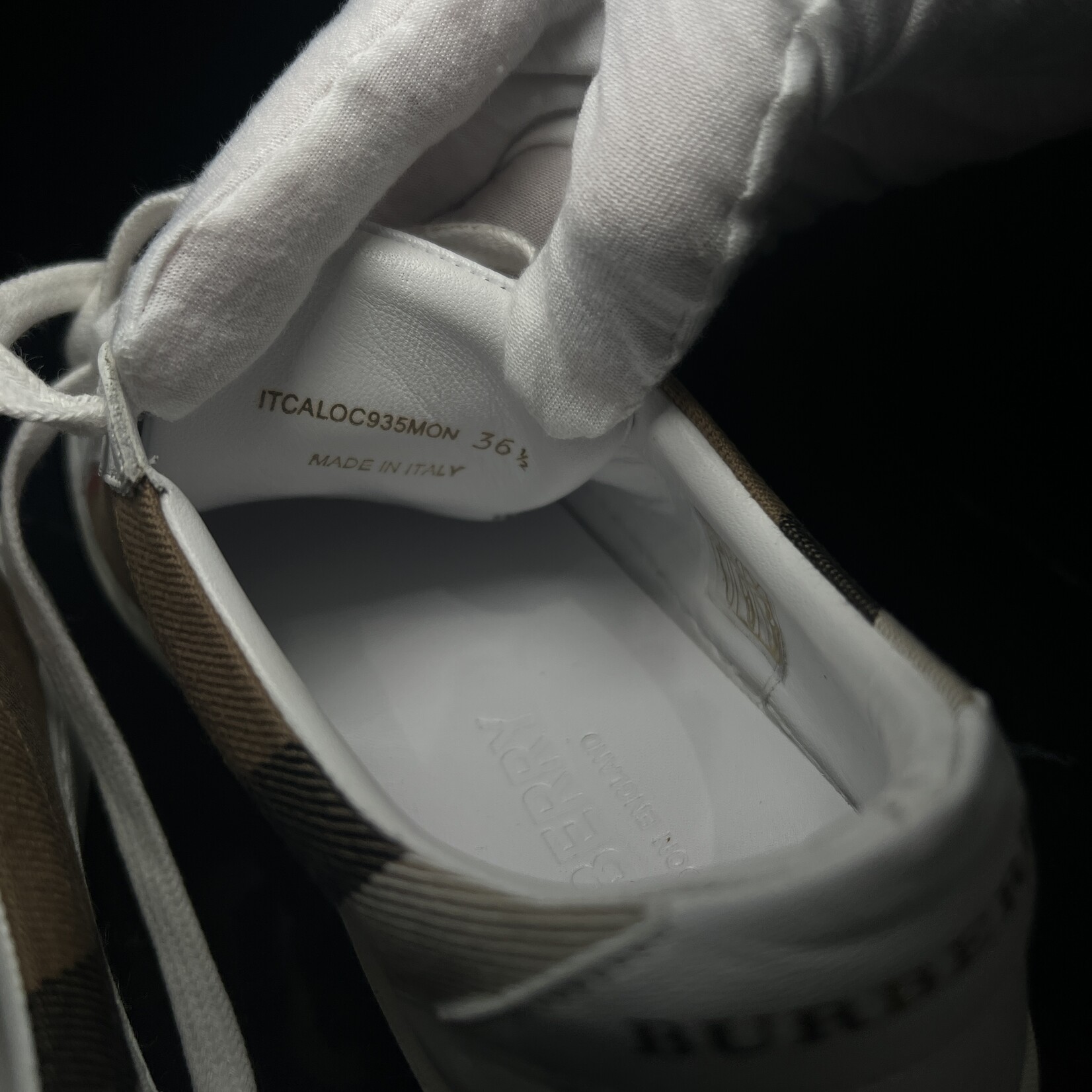 Burberry Burberry House Check Sneakers 36.5