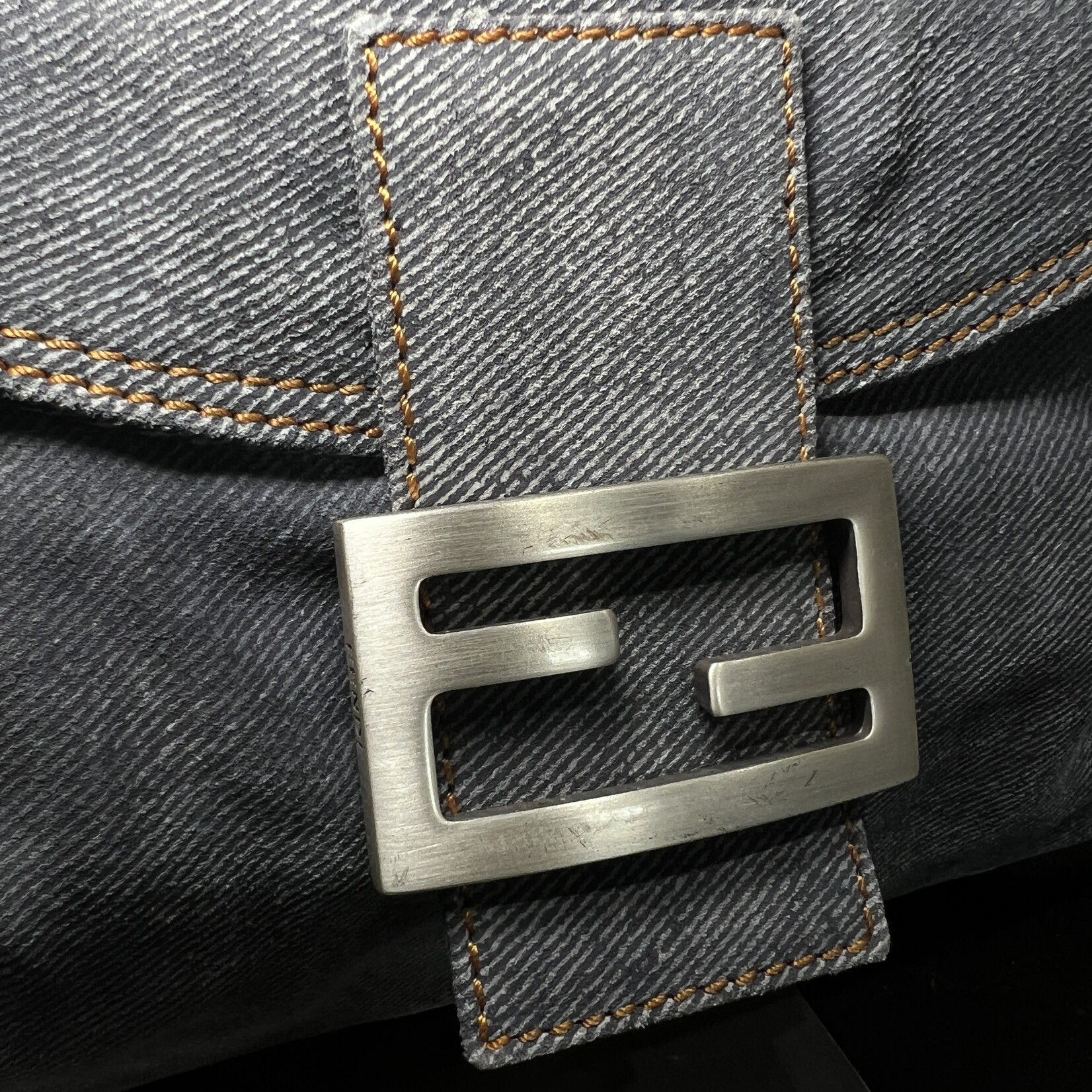 Fendi SOLD- Fendi Denim Baguette