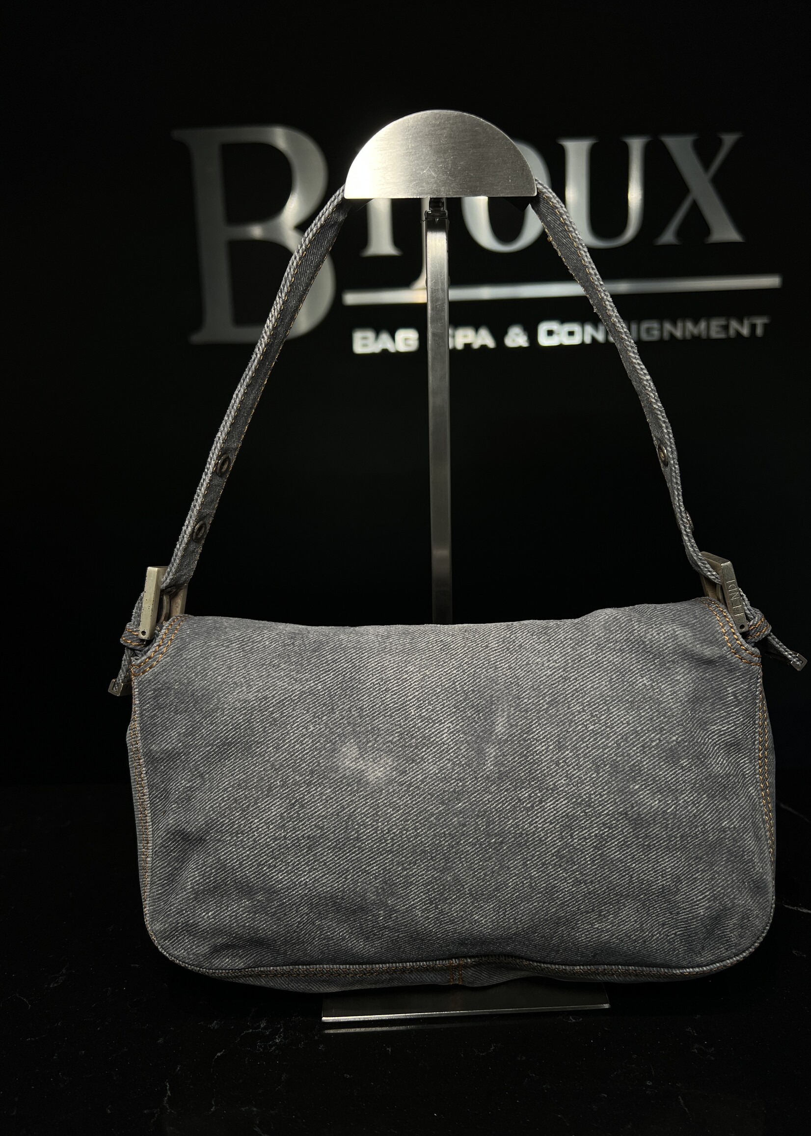 Fendi SOLD- Fendi Denim Baguette