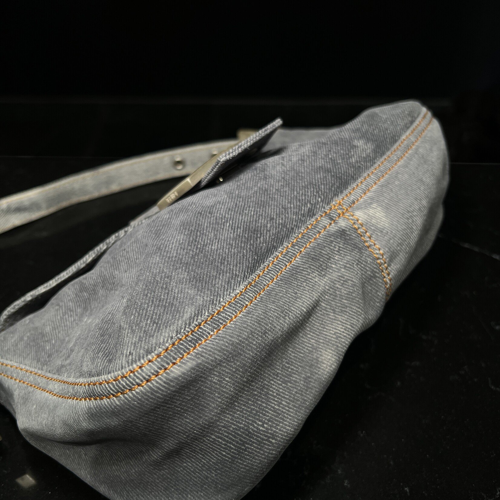 Fendi SOLD- Fendi Denim Baguette