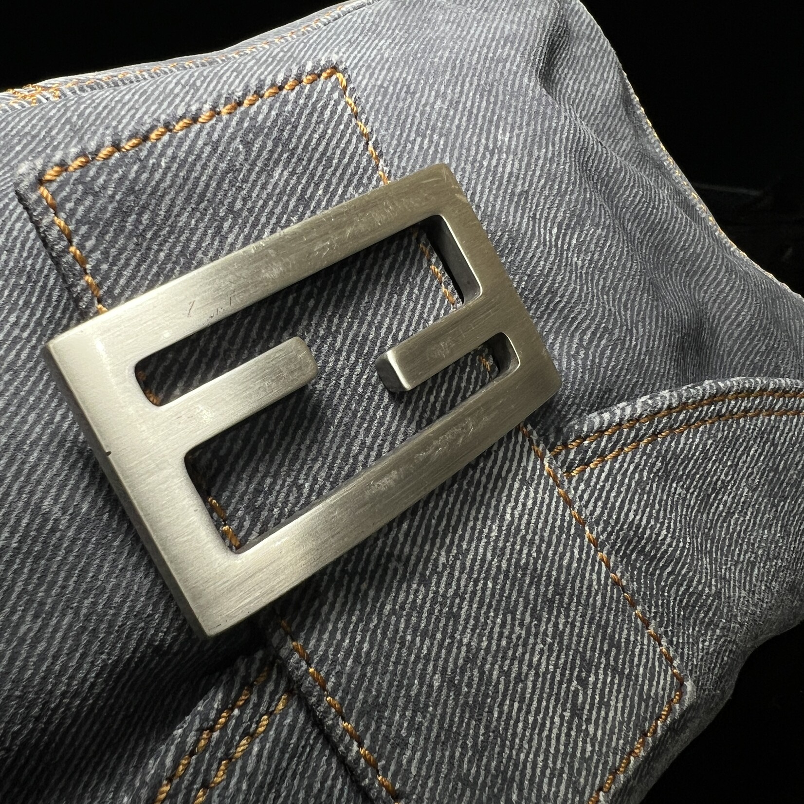 Fendi SOLD- Fendi Denim Baguette