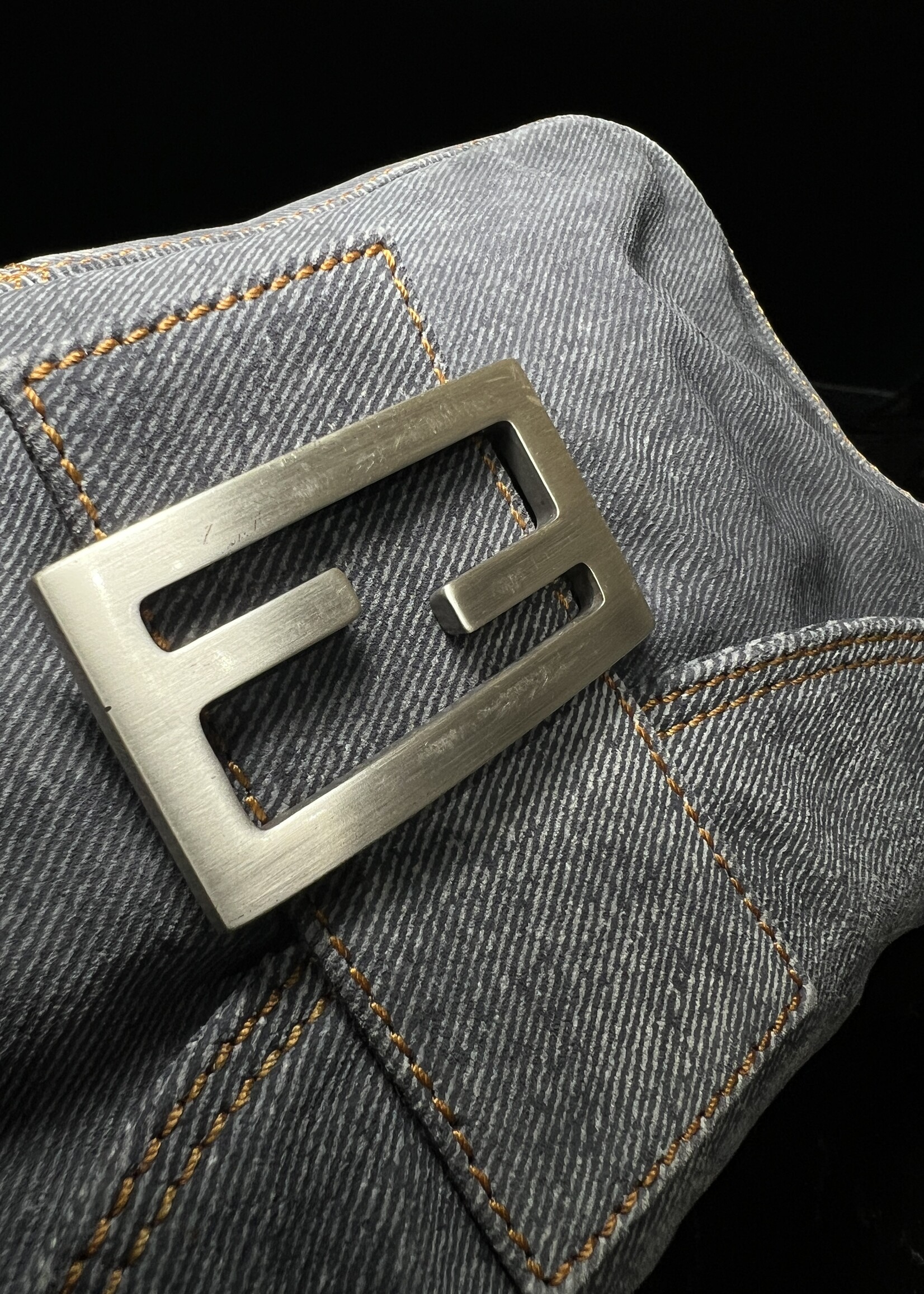 Fendi SOLD- Fendi Denim Baguette