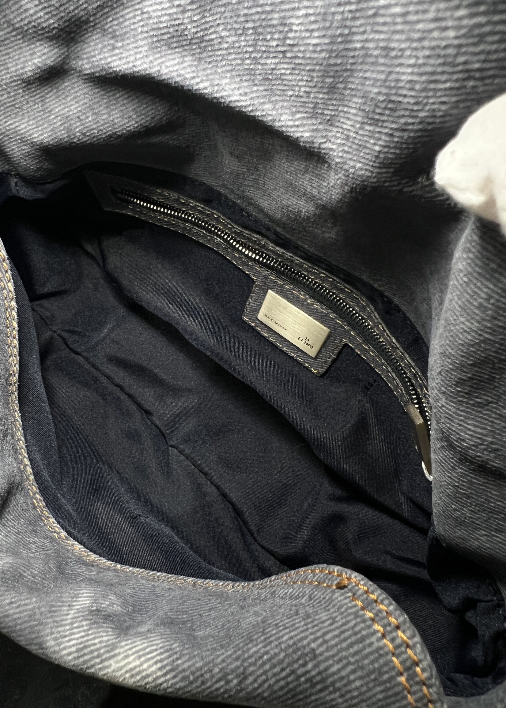Fendi SOLD- Fendi Denim Baguette