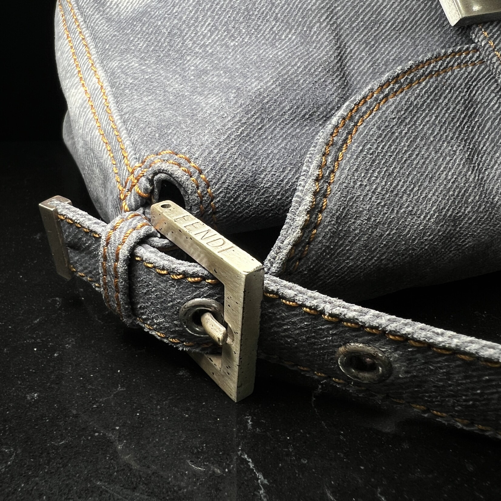 Fendi SOLD- Fendi Denim Baguette