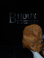 MCM SOLD - MCM Small Studded Backpack