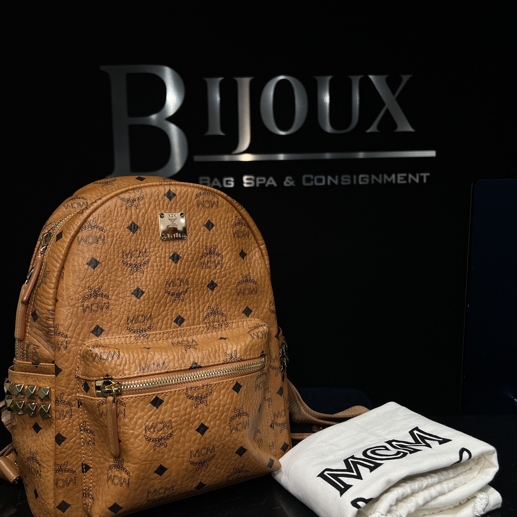 MCM  MCM Small Studded Backpack