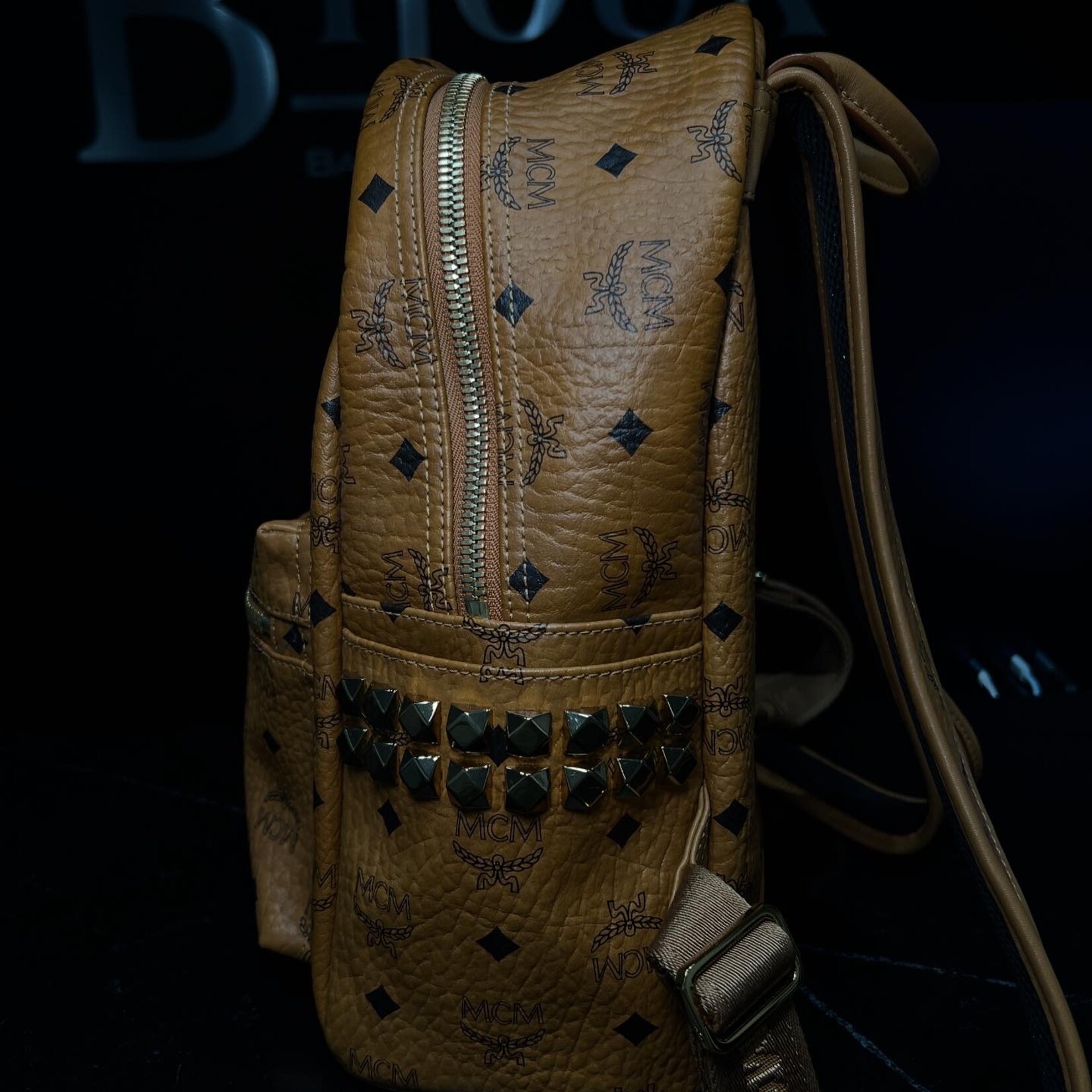 MCM  MCM Small Studded Backpack