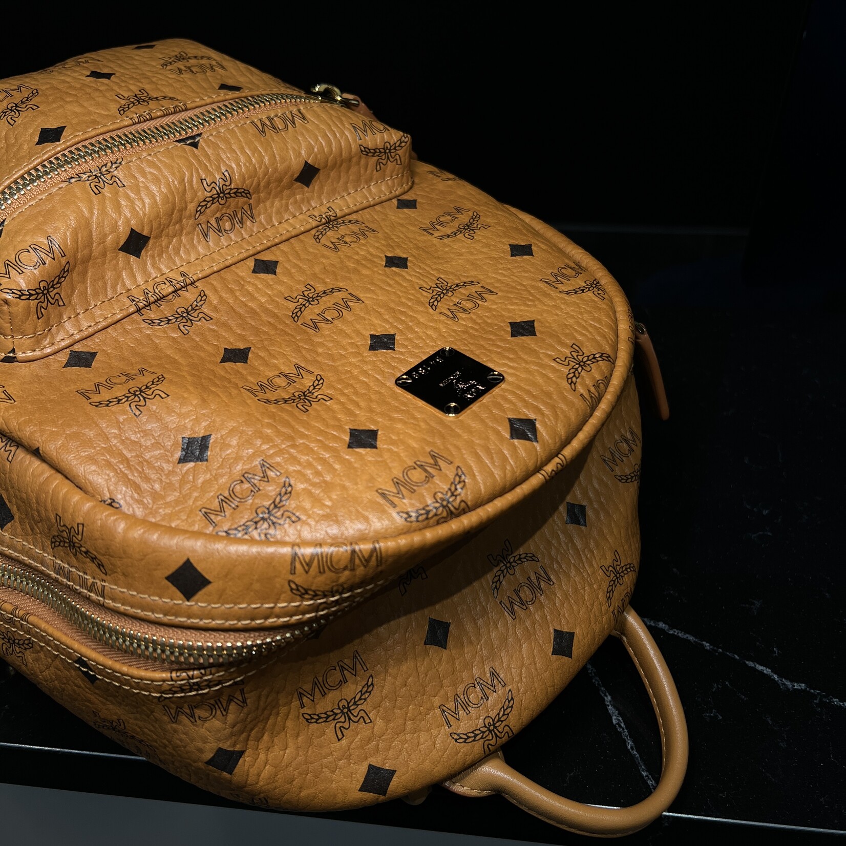 MCM  MCM Small Studded Backpack