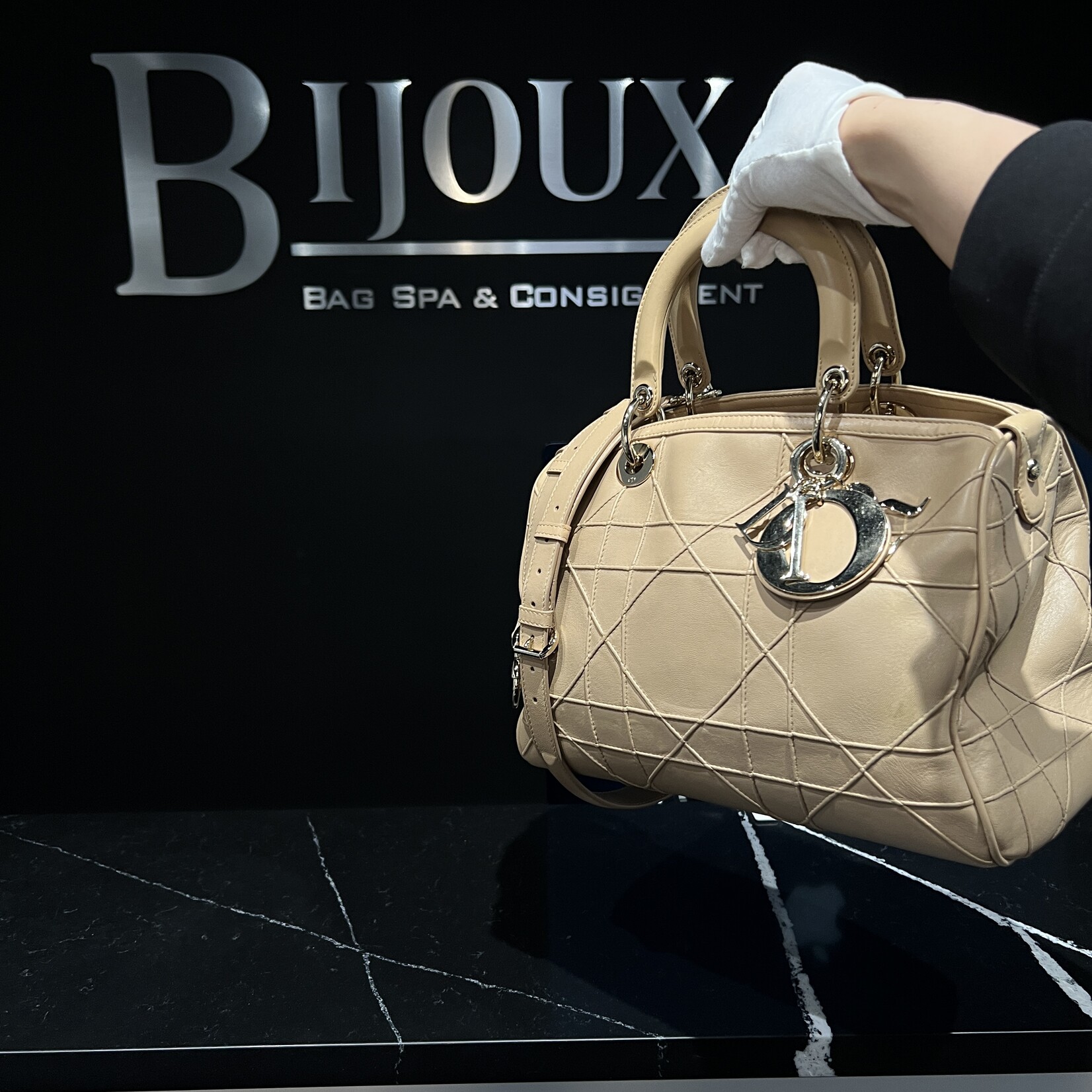 Christian Dior Dior Granville Polochon Beige