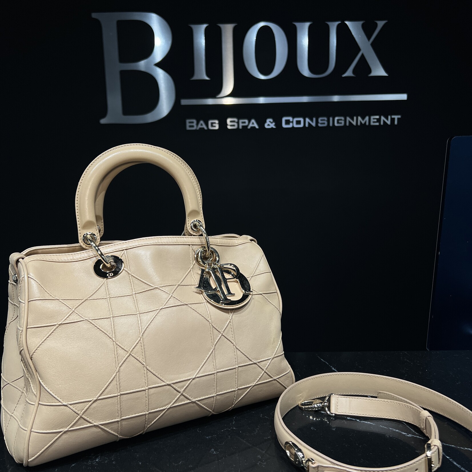 Christian Dior Dior Granville Polochon Beige