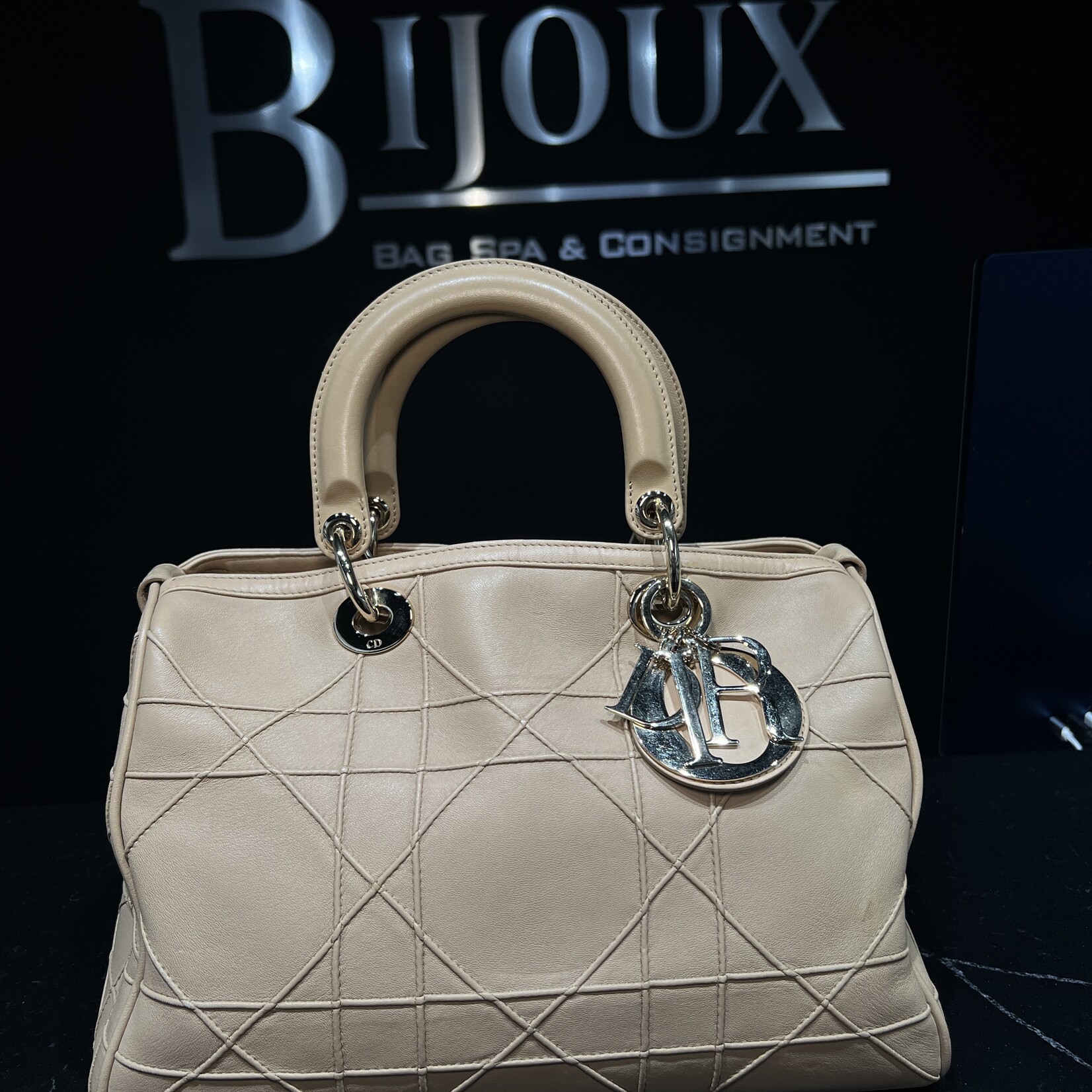 Christian Dior Dior Granville Polochon Beige