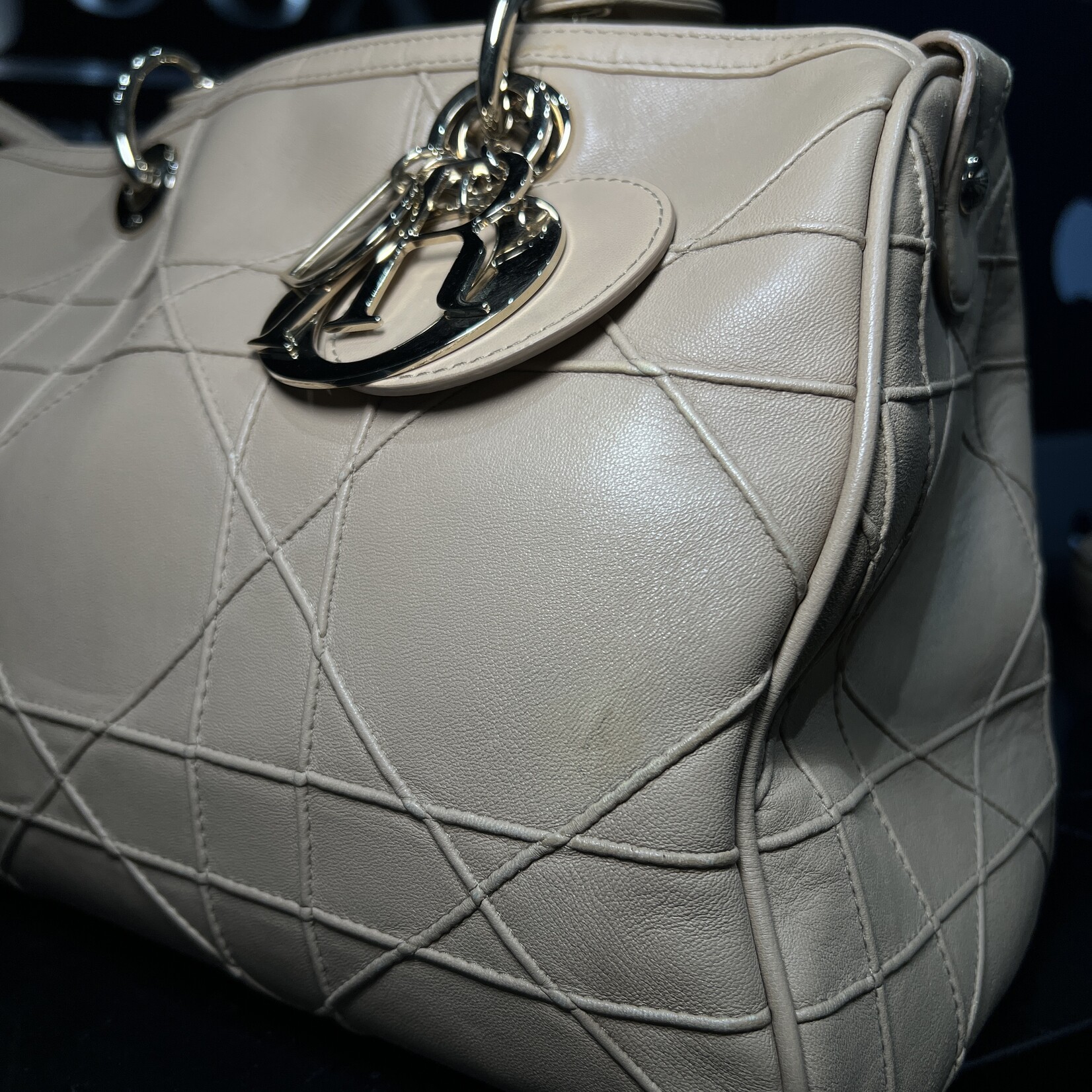 Christian Dior Dior Granville Polochon Beige
