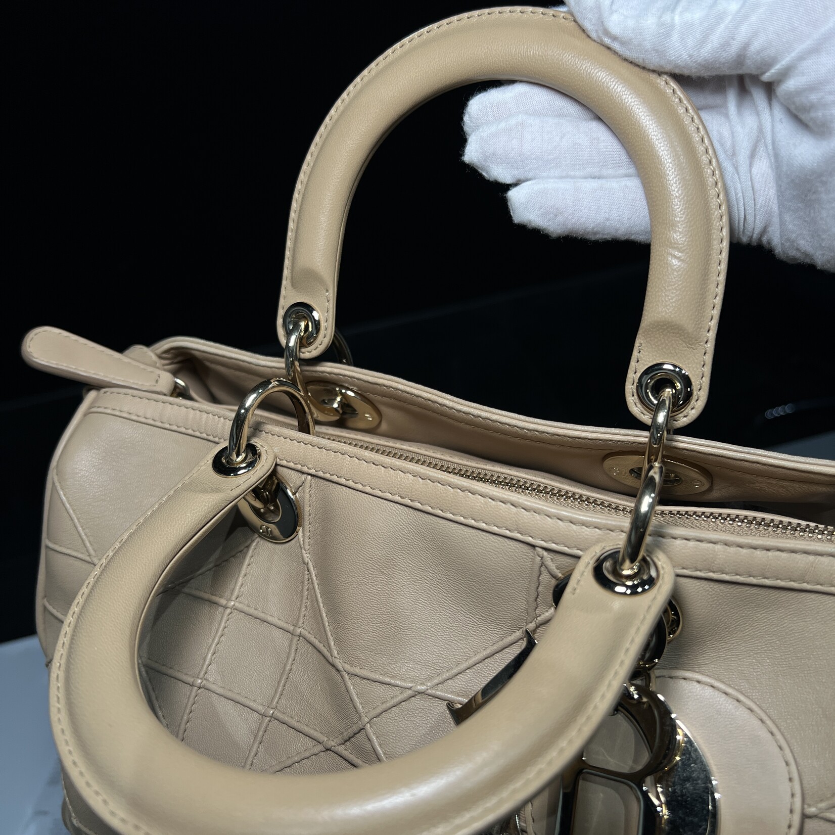 Christian Dior Dior Granville Polochon Beige