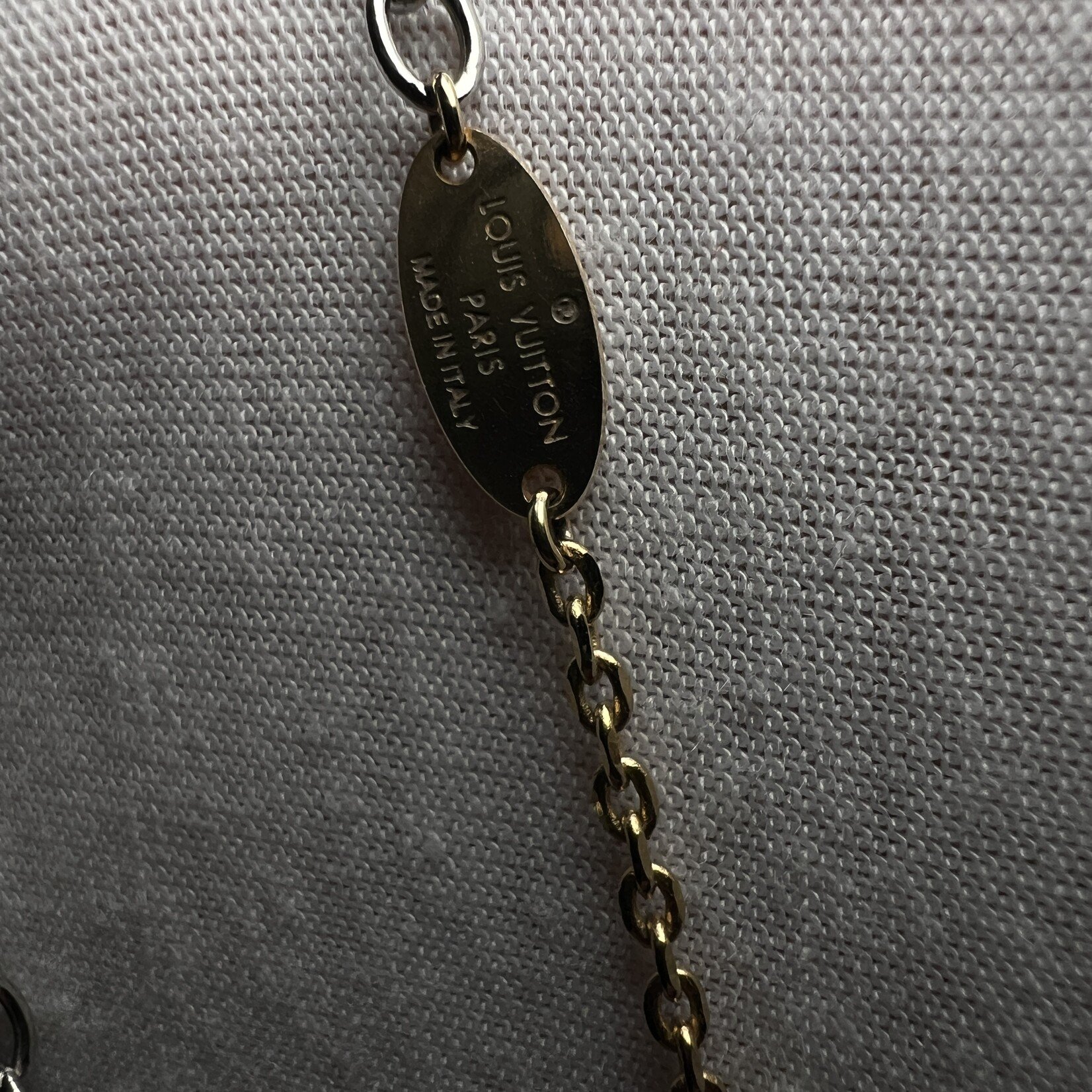 Louis Vuitton Louis Vuitton Logomania Necklace