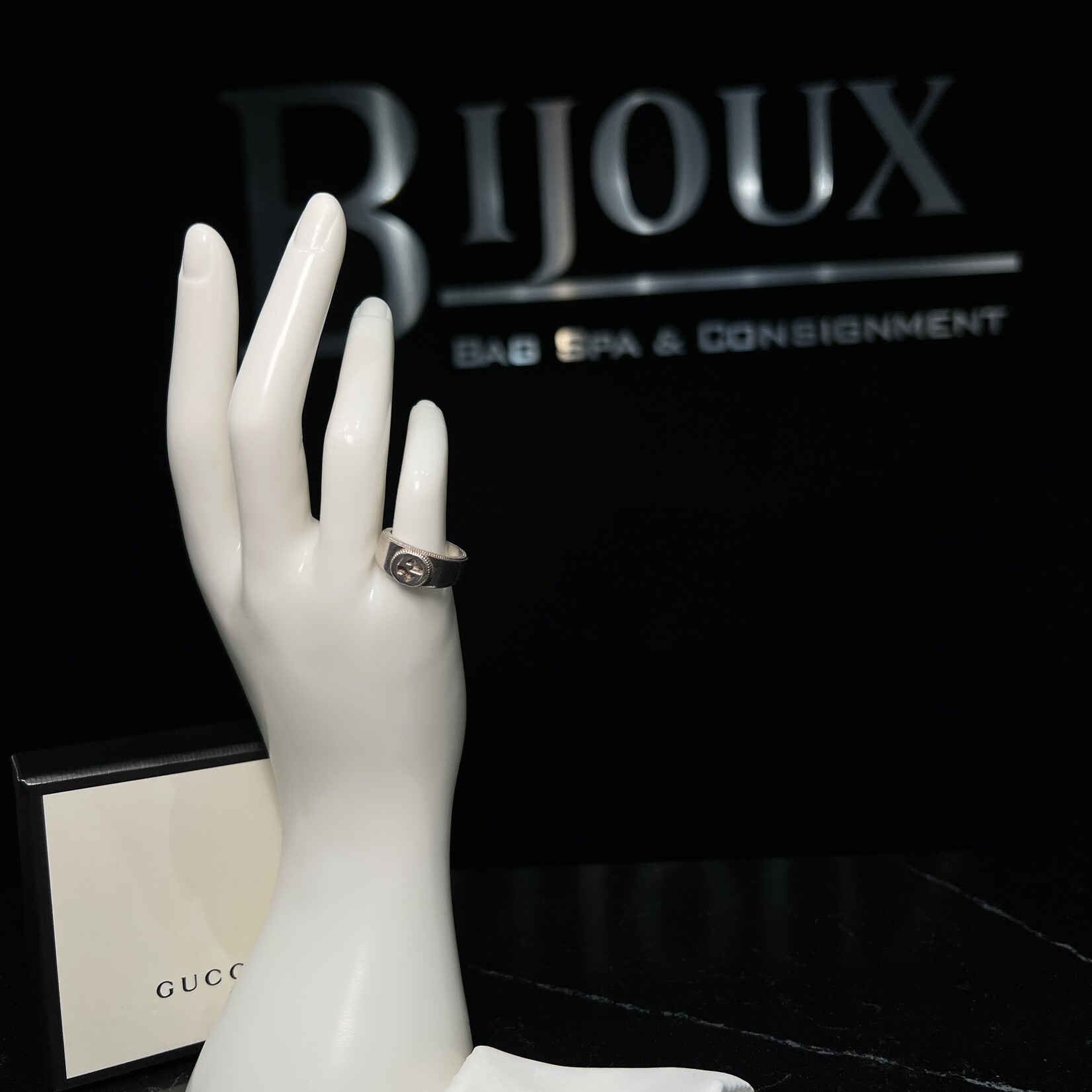 Gucci Gucci Interlocking Silver Ring