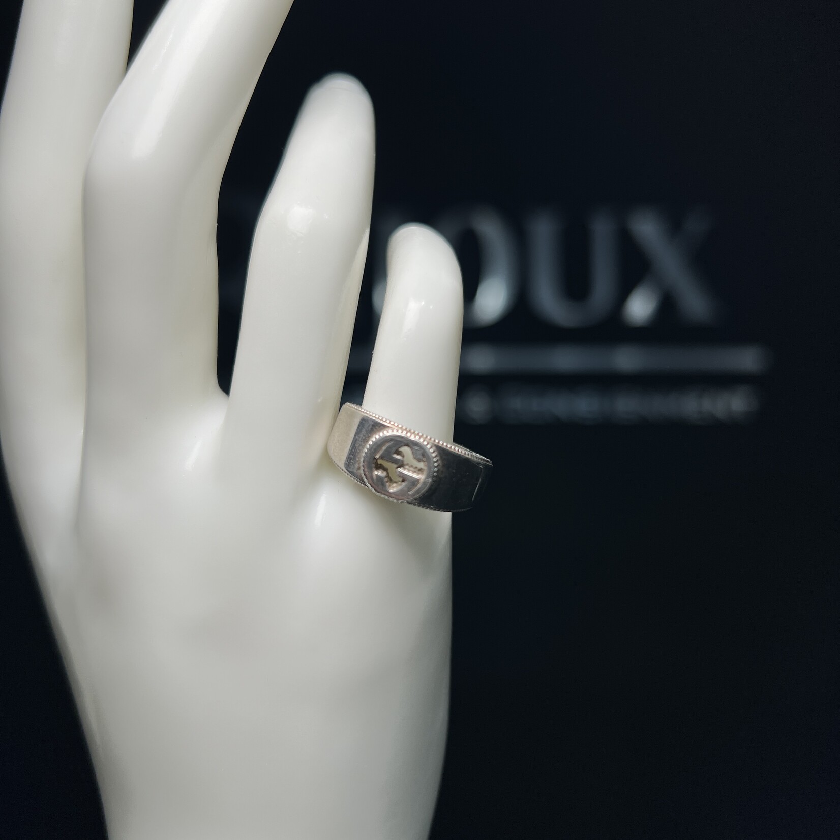 Gucci Gucci Interlocking Silver Ring