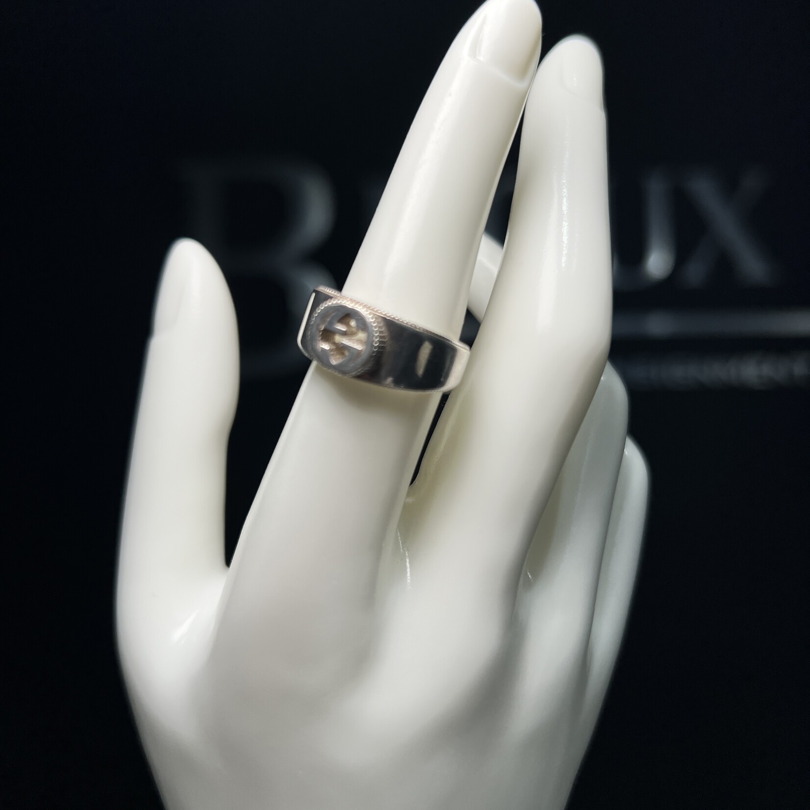 Gucci Gucci Interlocking Silver Ring