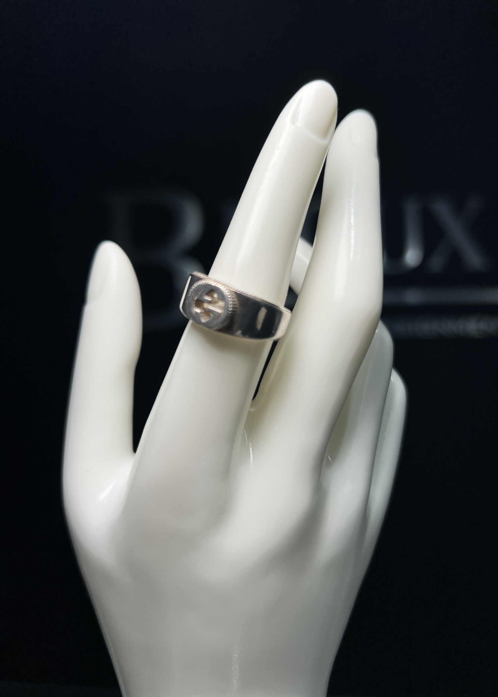 Gucci Gucci Interlocking Silver Ring