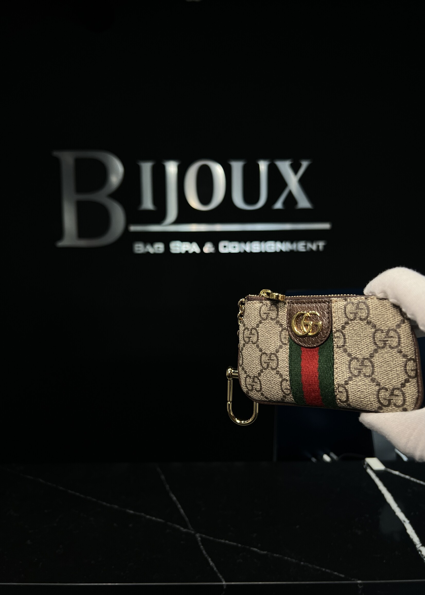 Gucci Gucci Zip Key Pouch