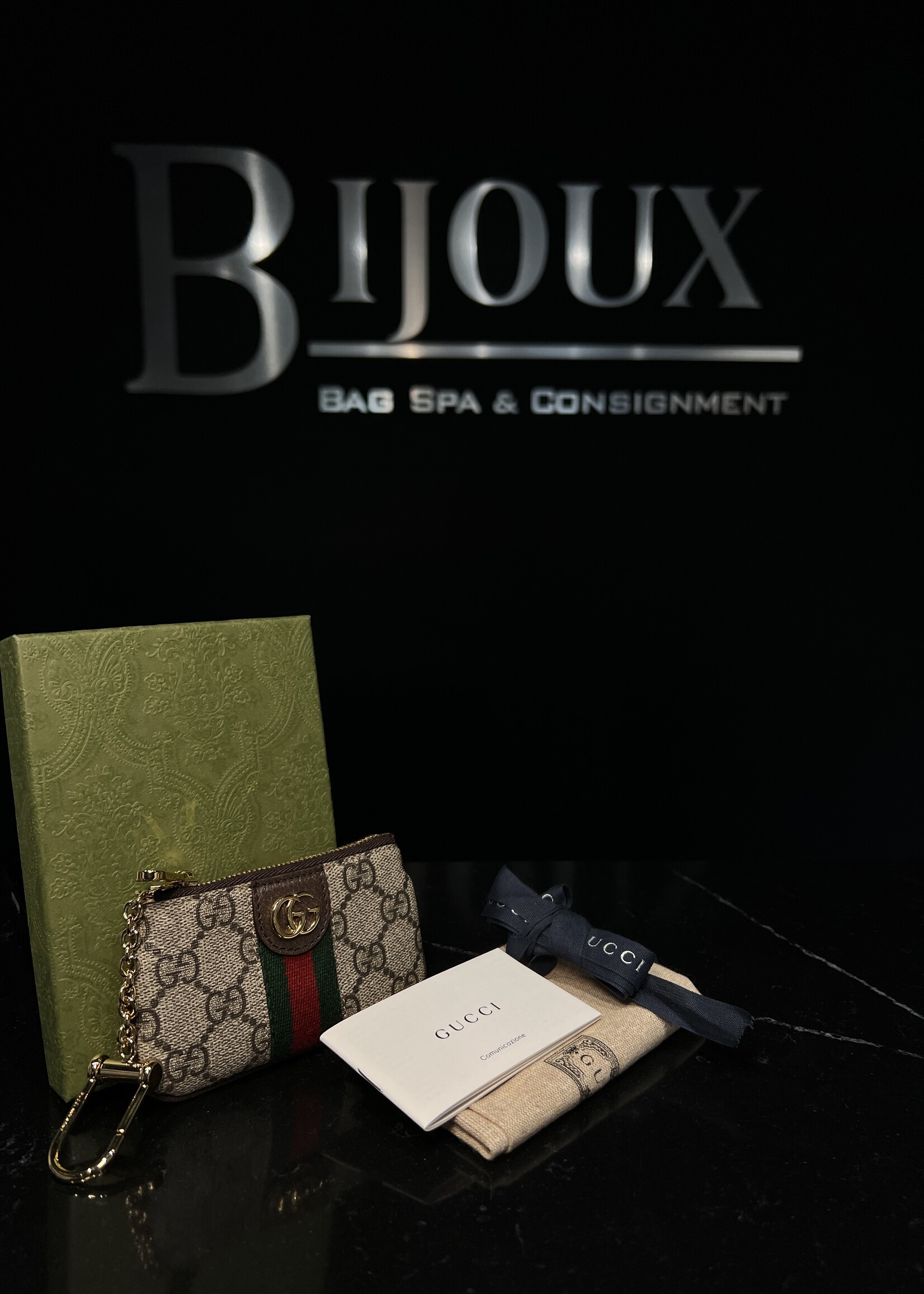 Gucci Gucci Zip Key Pouch