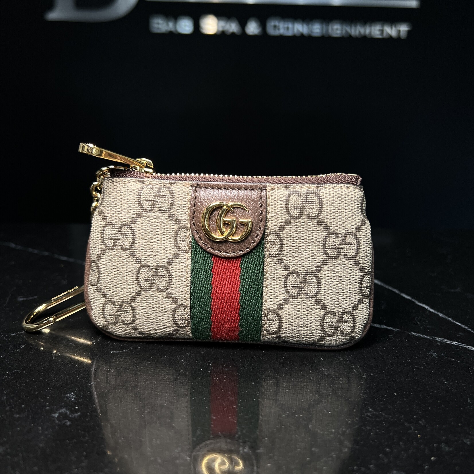 Gucci Gucci Zip Key Pouch