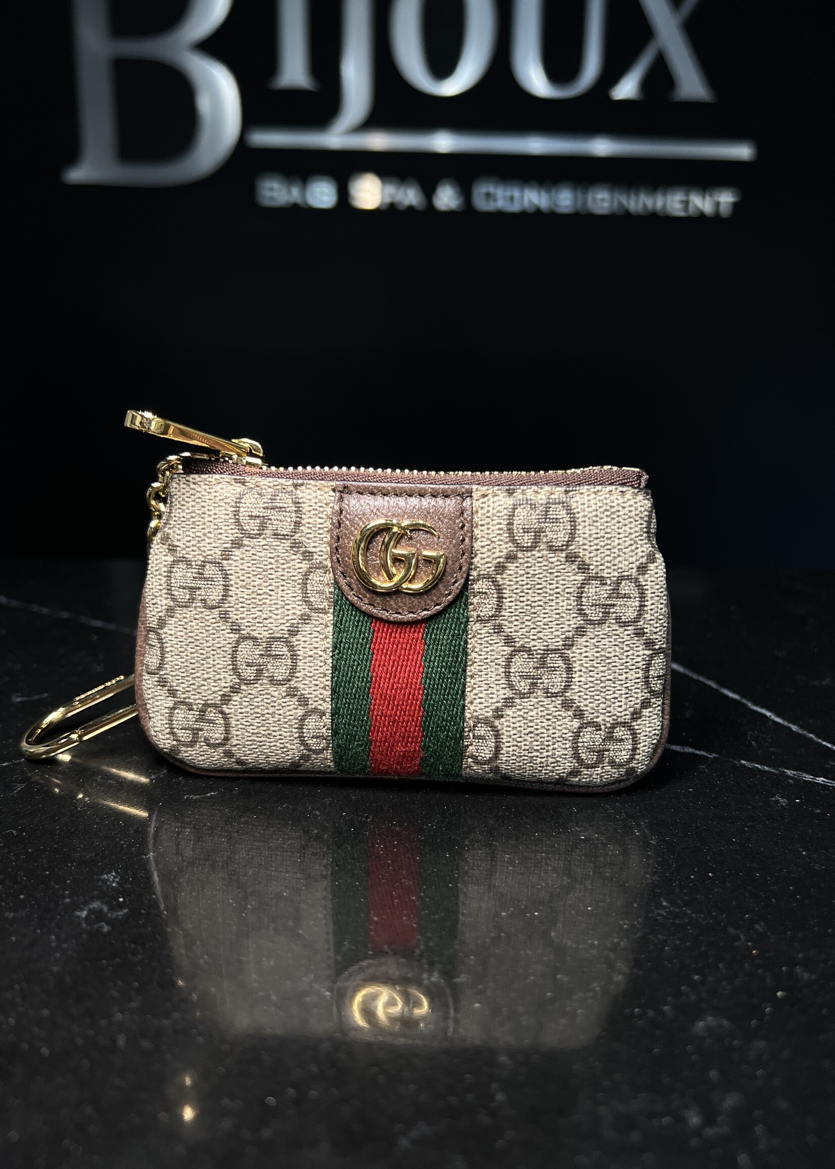 Gucci Gucci Zip Key Pouch