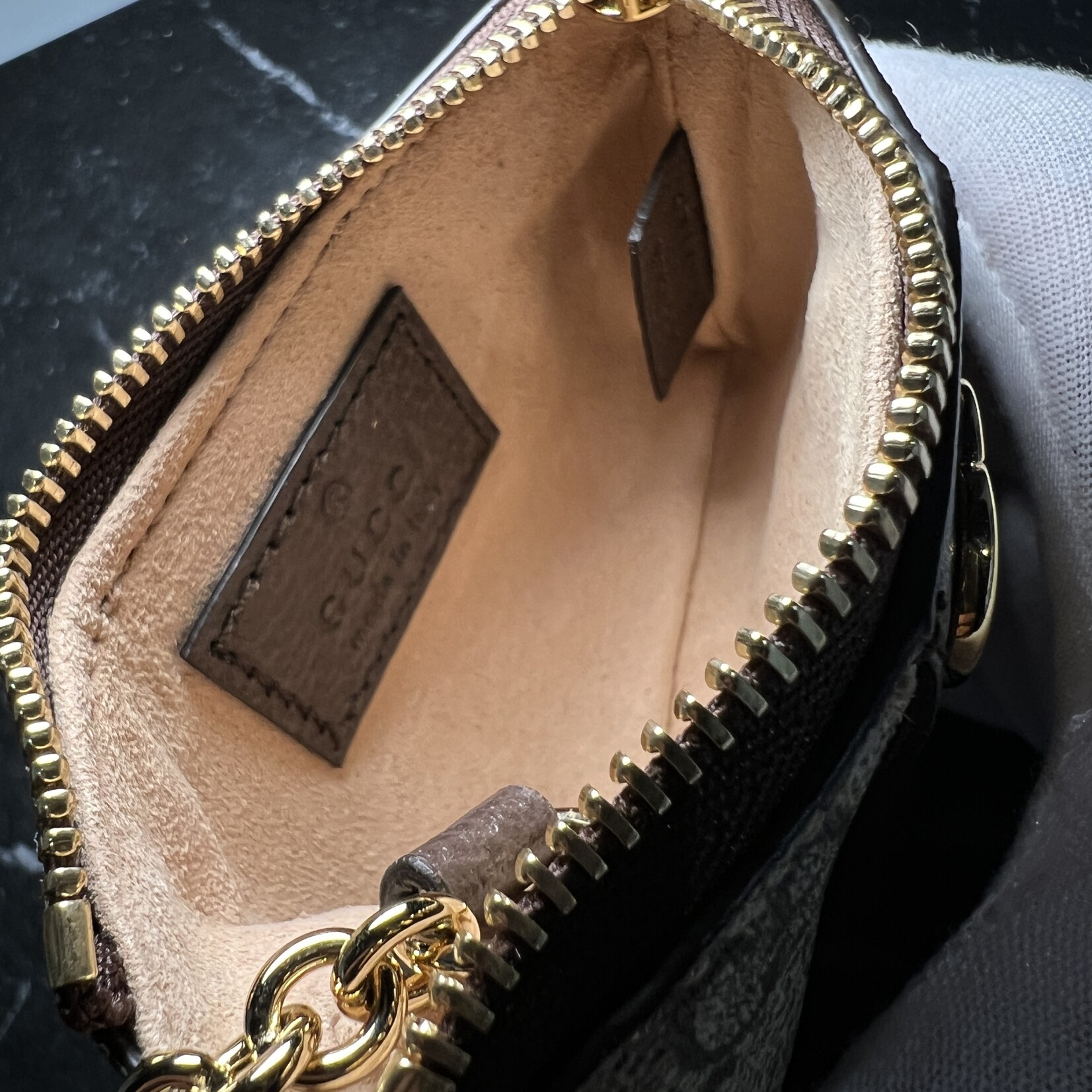 Gucci Gucci Zip Key Pouch